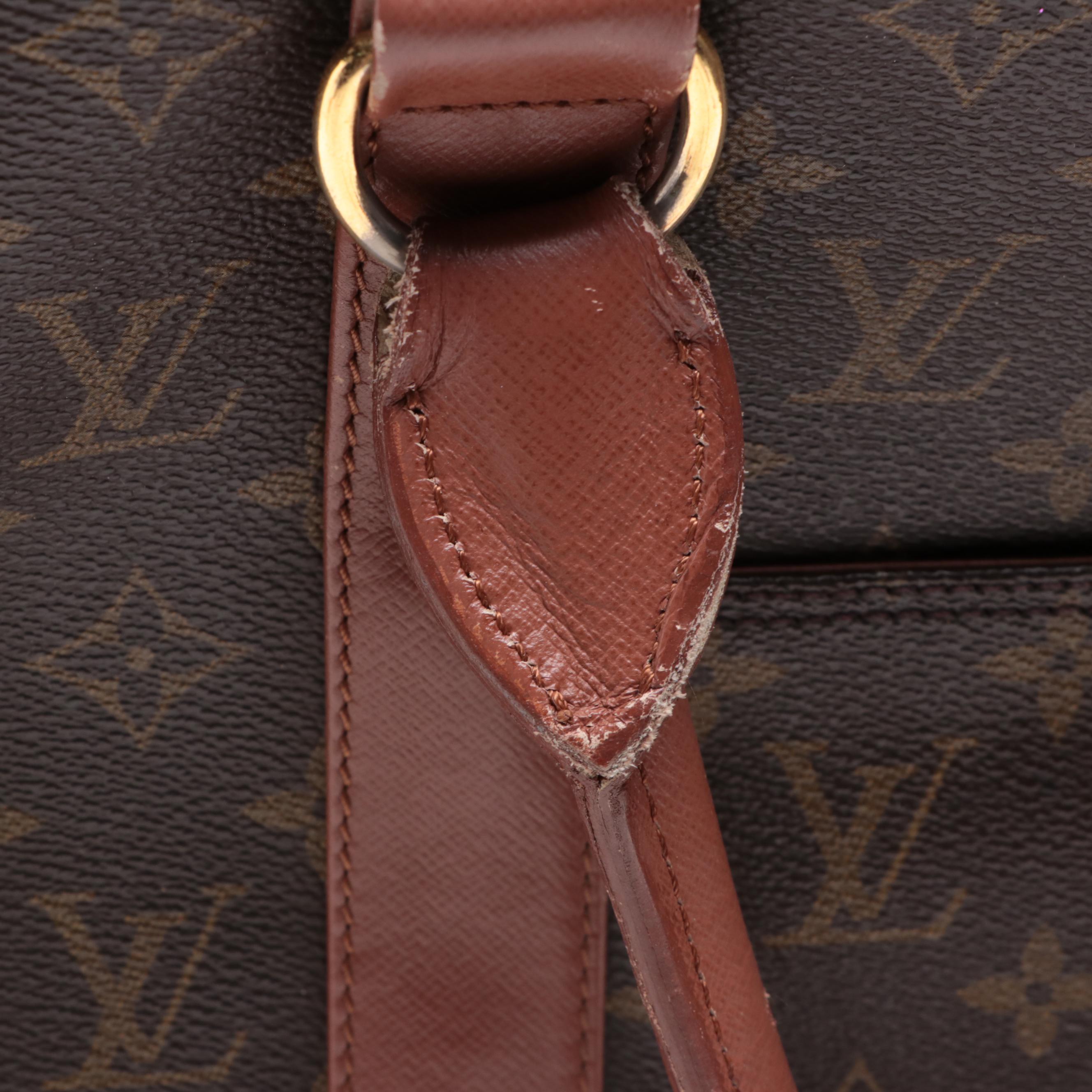 Louis Vuitton Sac Weekend PM Tote in Monogram Canvas and Leather