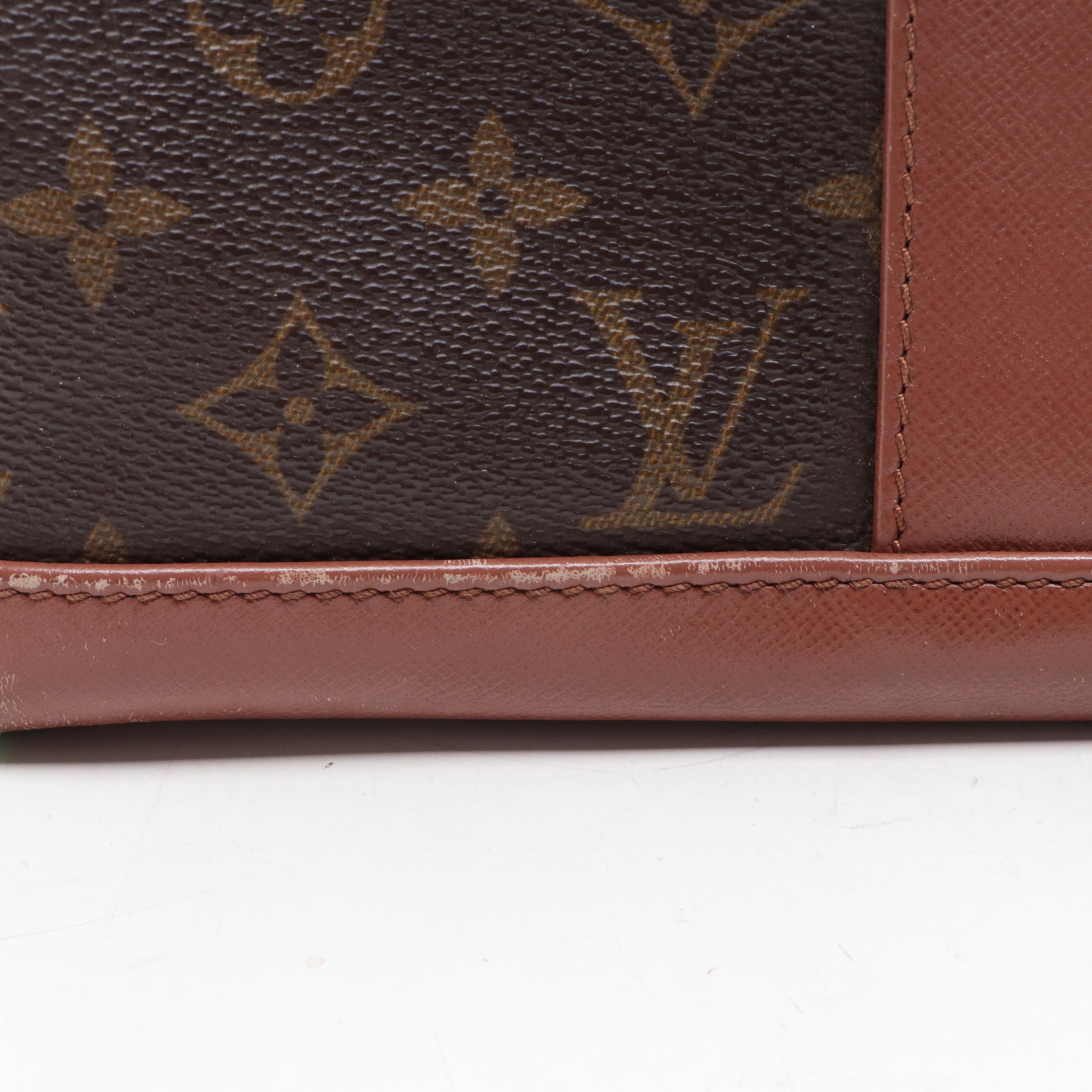 Louis Vuitton Sac Weekend PM Tote in Monogram Canvas and Leather