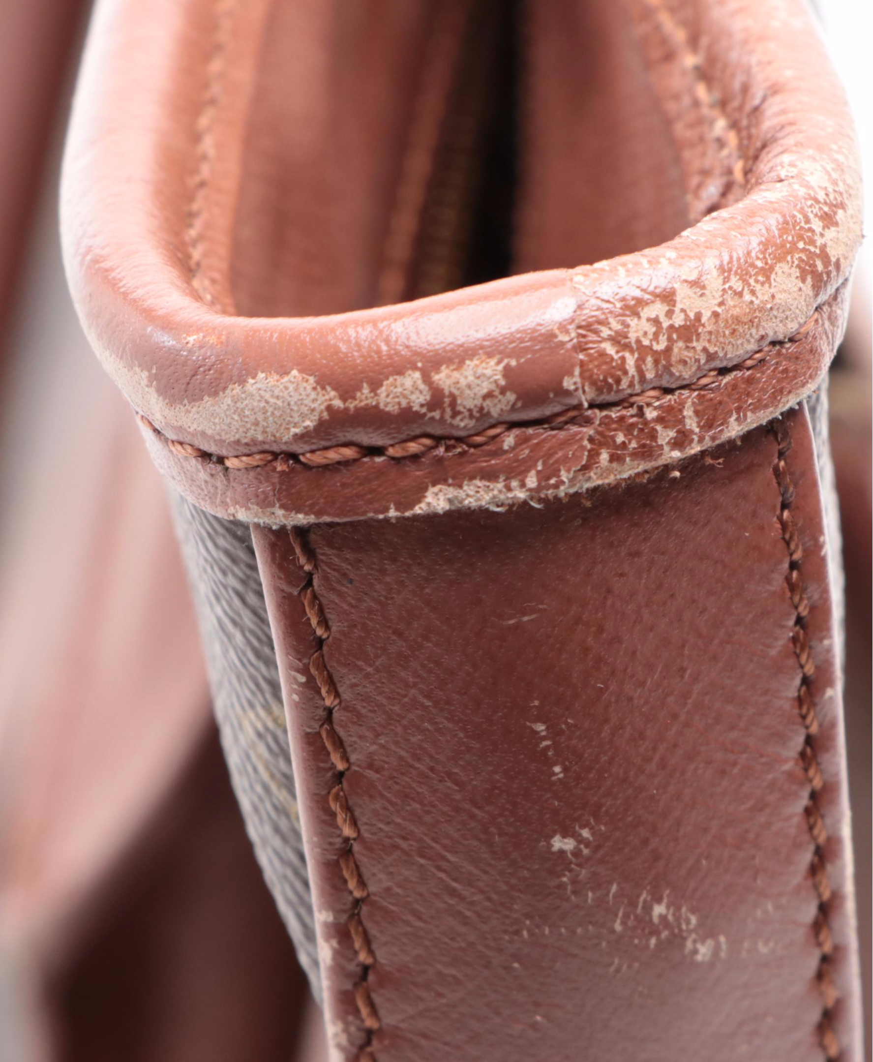 Louis Vuitton Sac Weekend PM Tote in Monogram Canvas and Leather