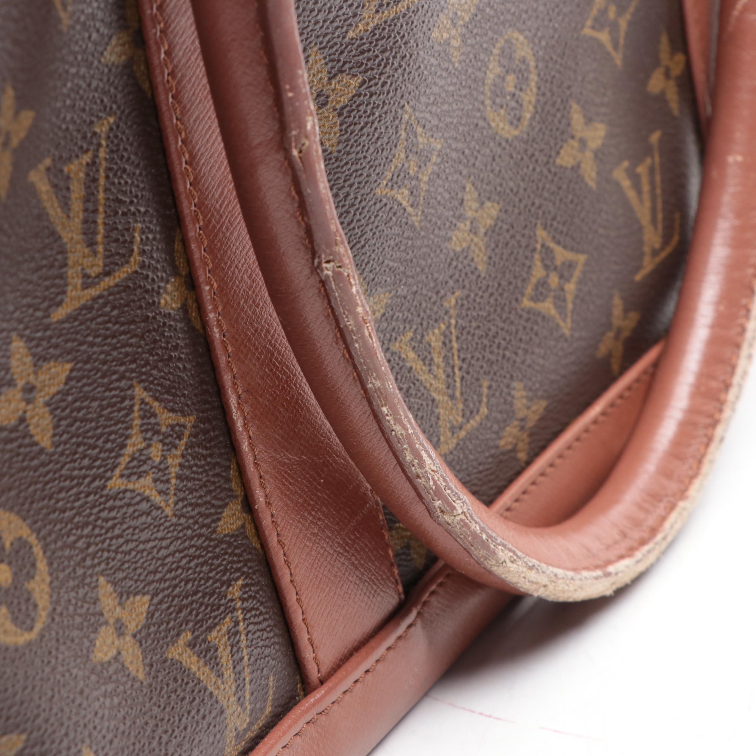 Louis Vuitton Sac Weekend PM Tote in Monogram Canvas and Leather