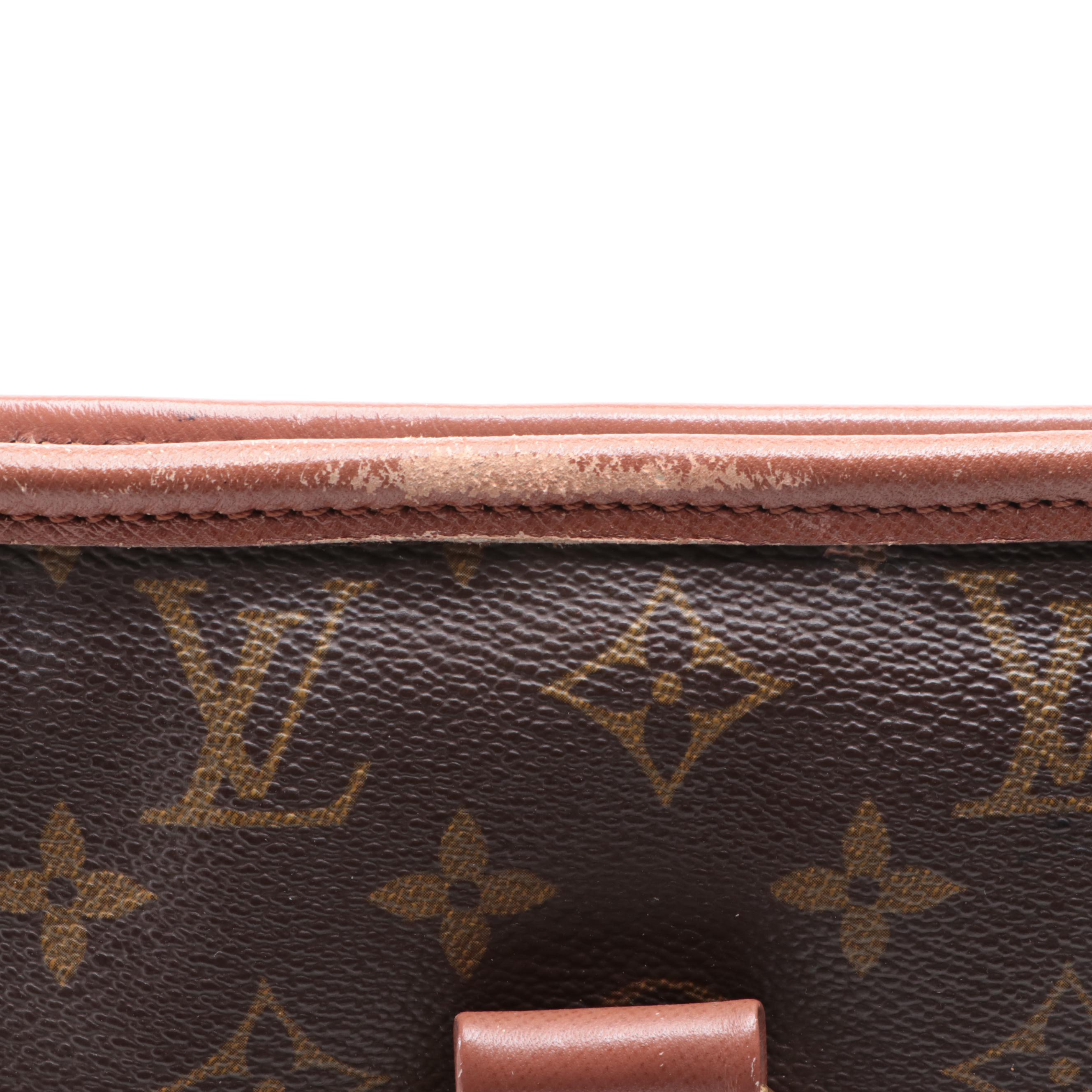 Louis Vuitton Sac Weekend PM Tote in Monogram Canvas and Leather
