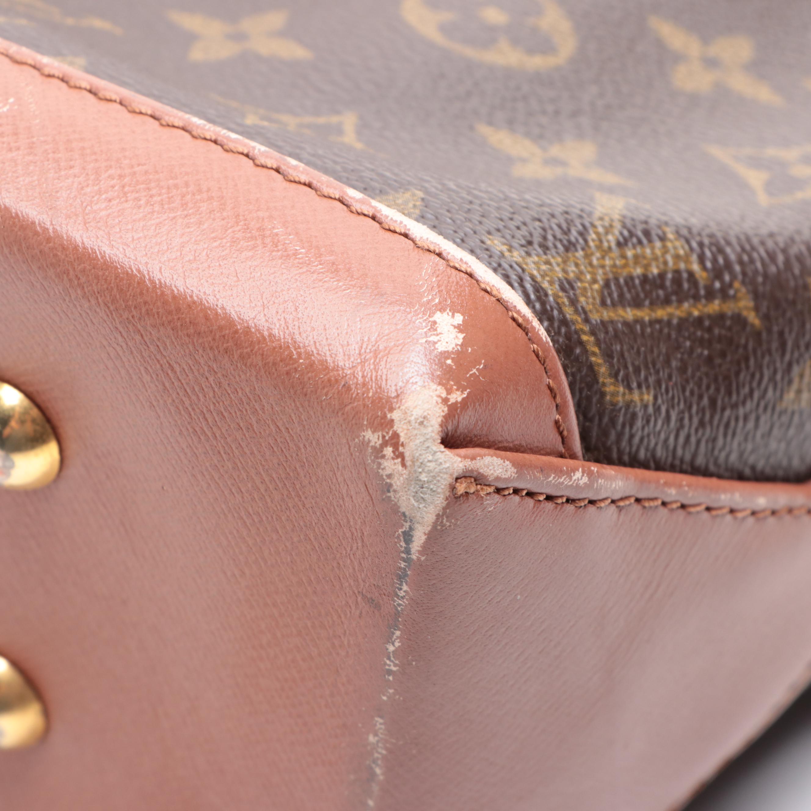 Louis Vuitton Sac Weekend PM Tote in Monogram Canvas and Leather