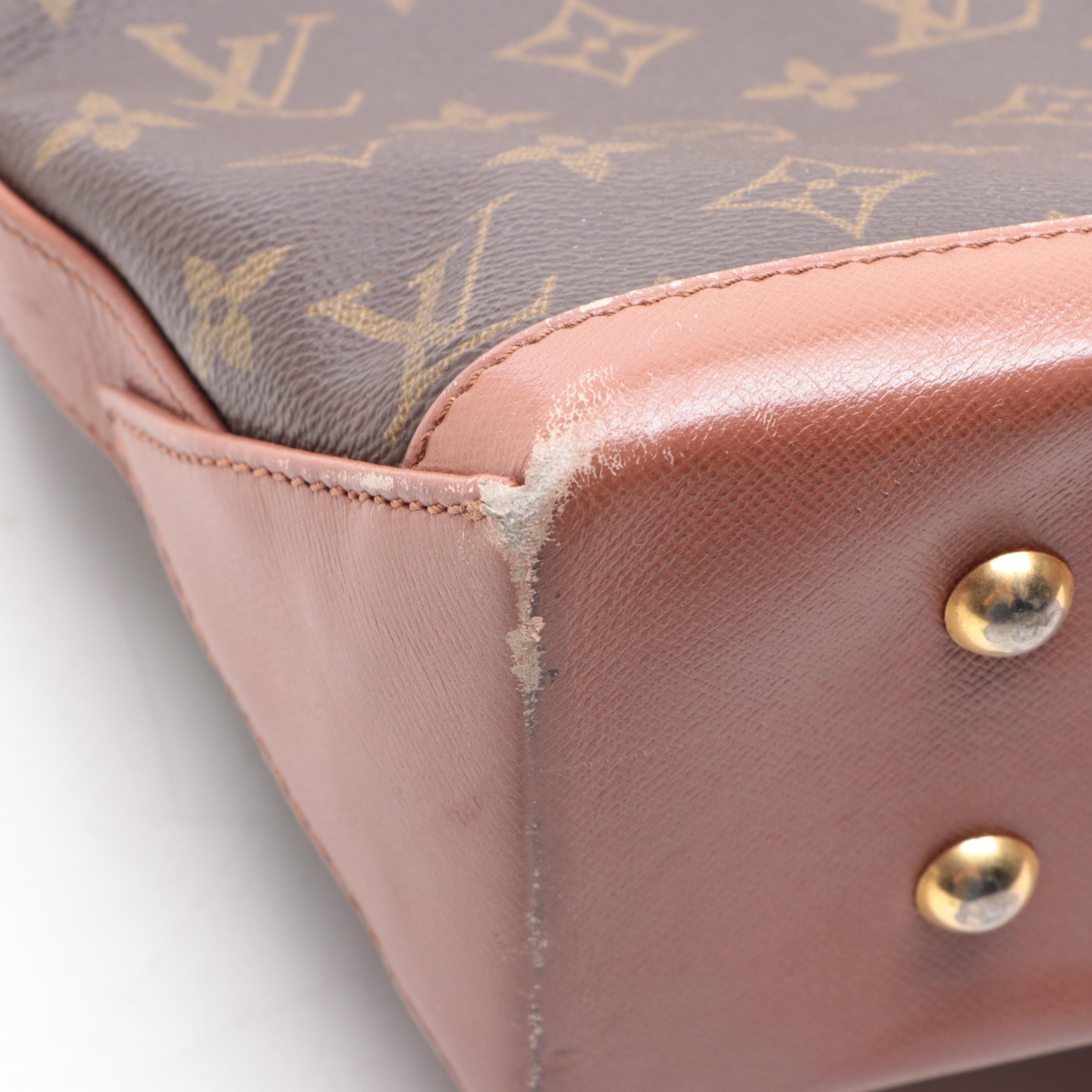 Louis Vuitton Sac Weekend PM Tote in Monogram Canvas and Leather