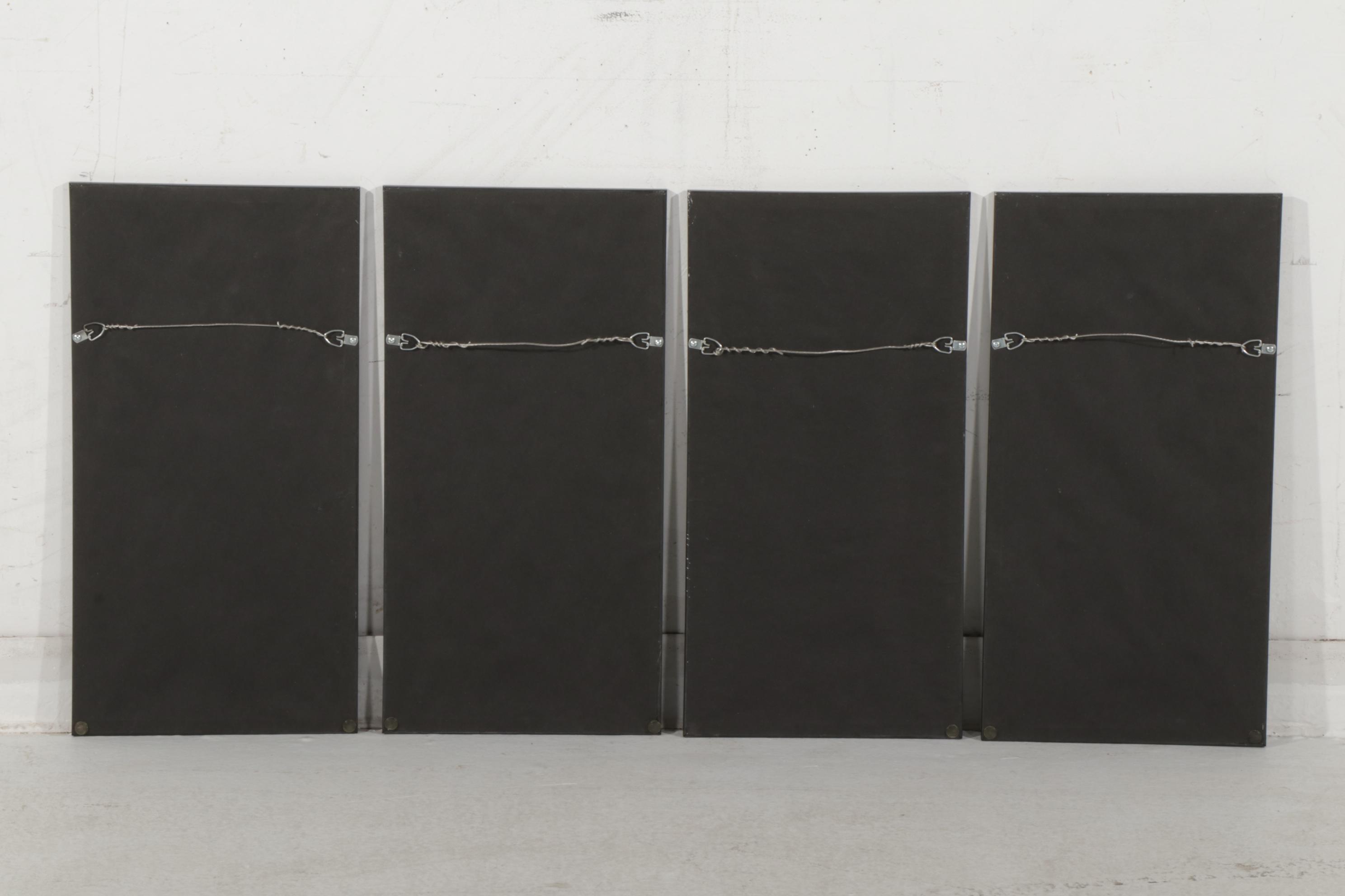 Chinese Gouache and Ink Paintings of the Great Wall in Four Seasons