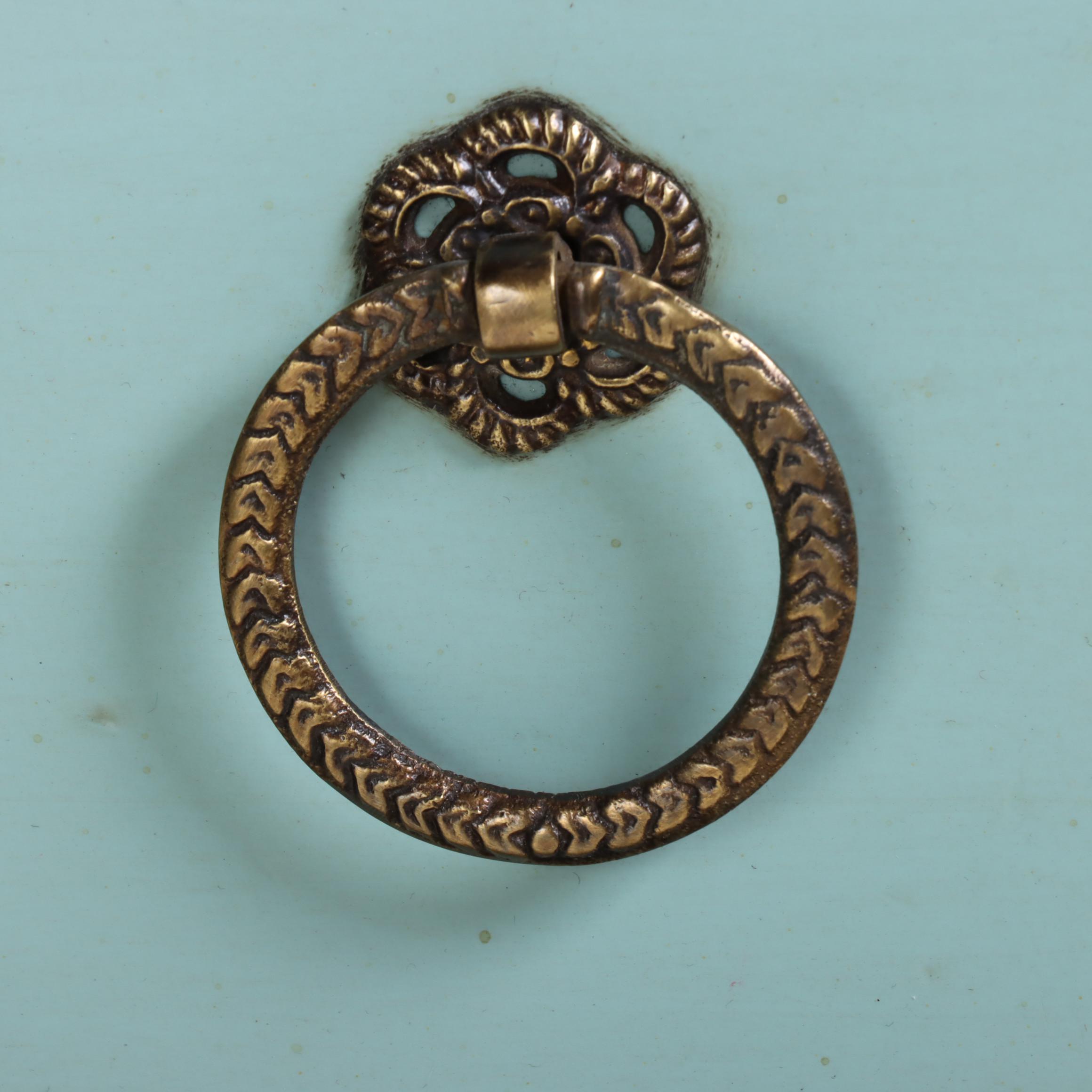 Somerset Bay "Kittery" French Mahogany Console Table in Cotton Candy Finish