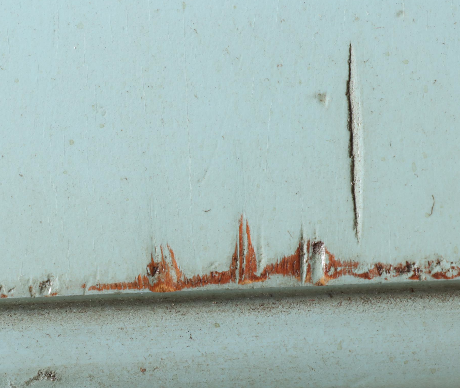 Somerset Bay "Kittery" French Mahogany Console Table in Cotton Candy Finish