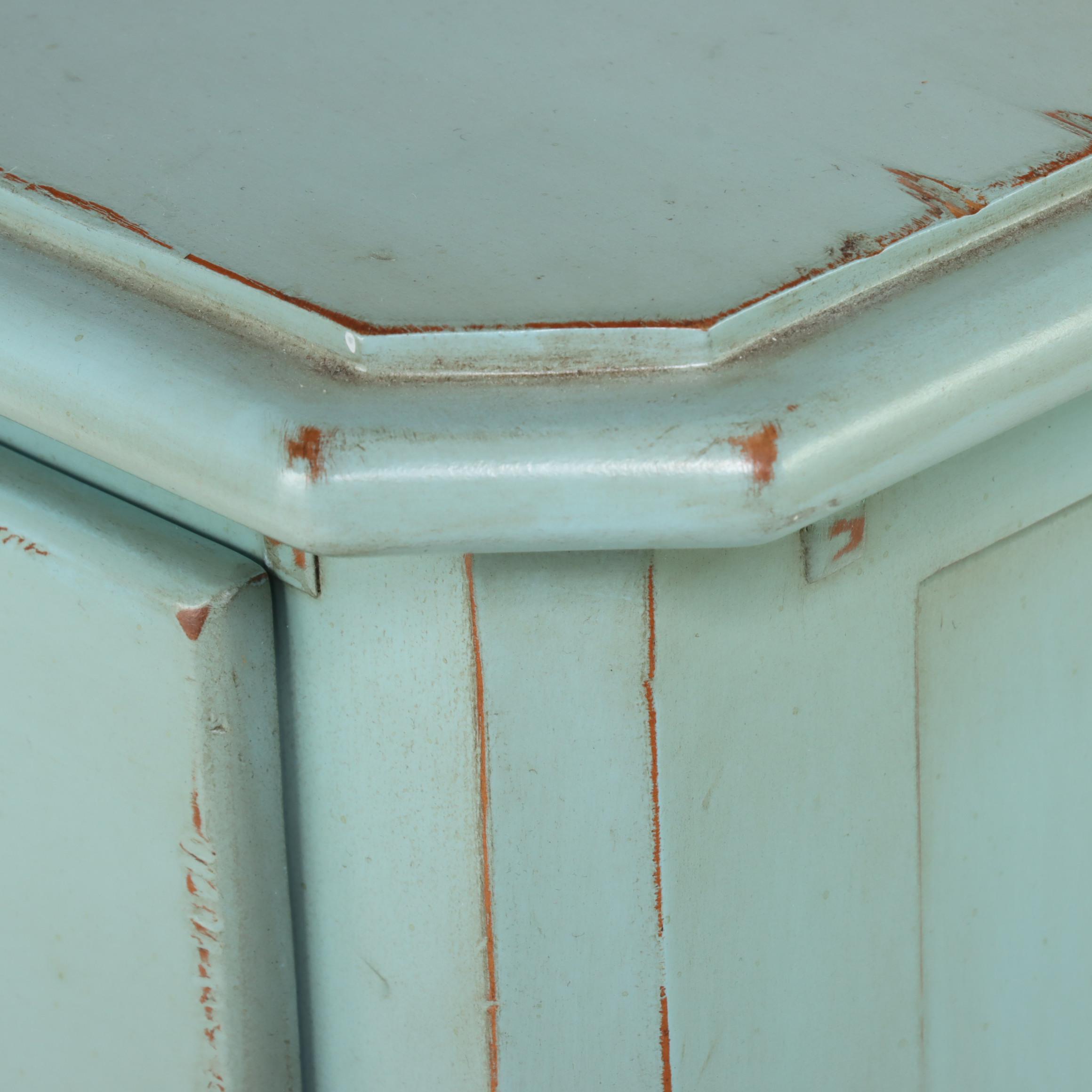 Somerset Bay "Kittery" French Mahogany Console Table in Cotton Candy Finish