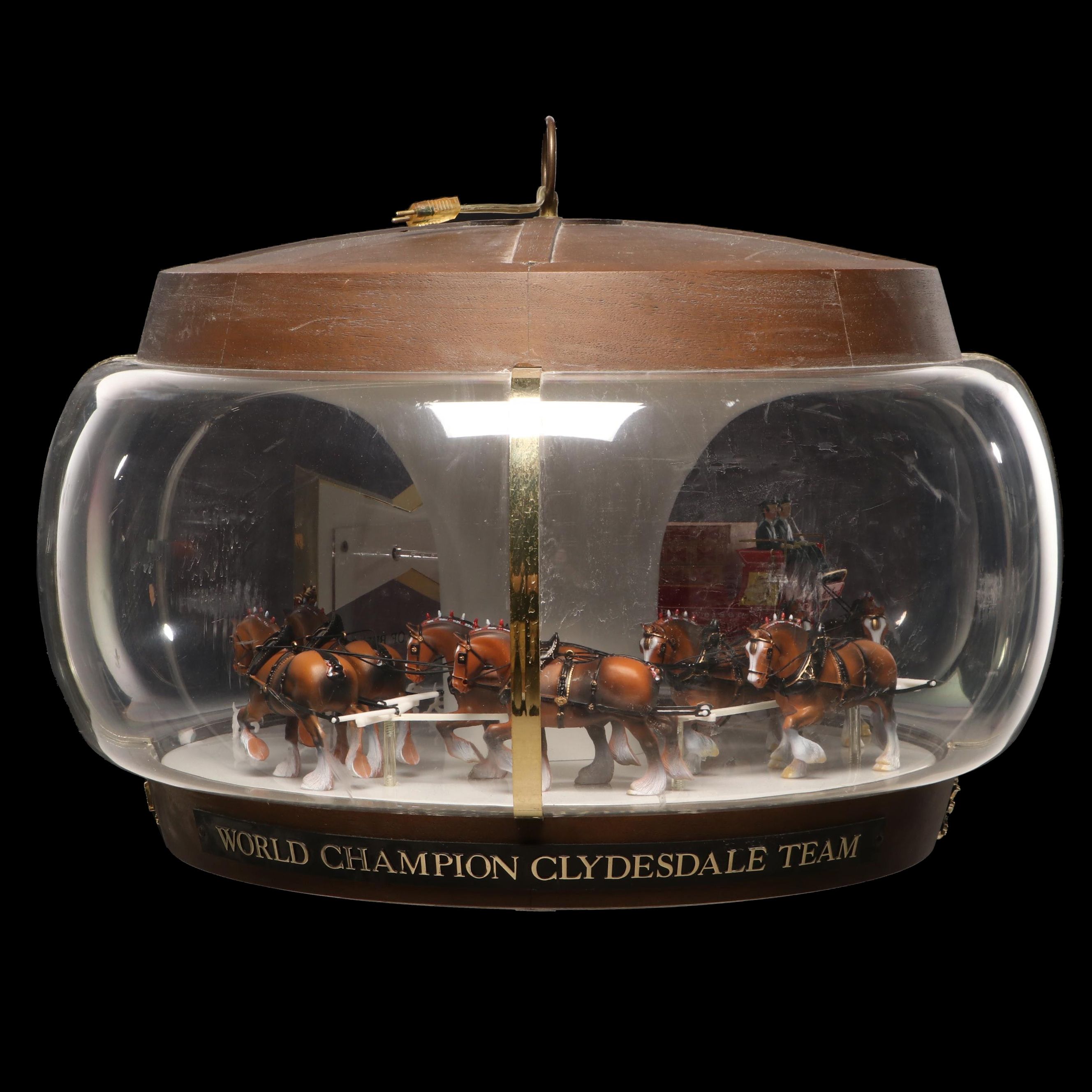 Anheuser-Busch Budweiser World Champion Clydesdale Team Bar Pendant