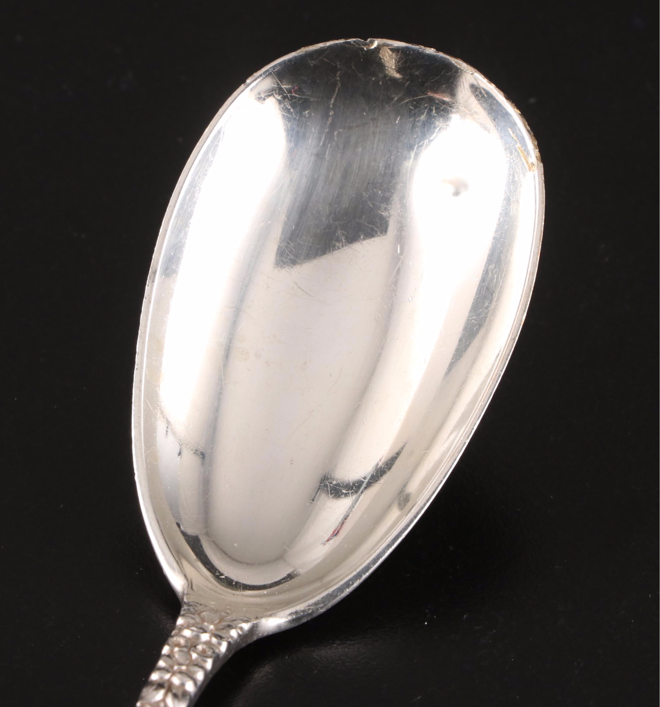 Gorham Sterling Silver Flatware with Sterling and Silver Plate Serving Utensils