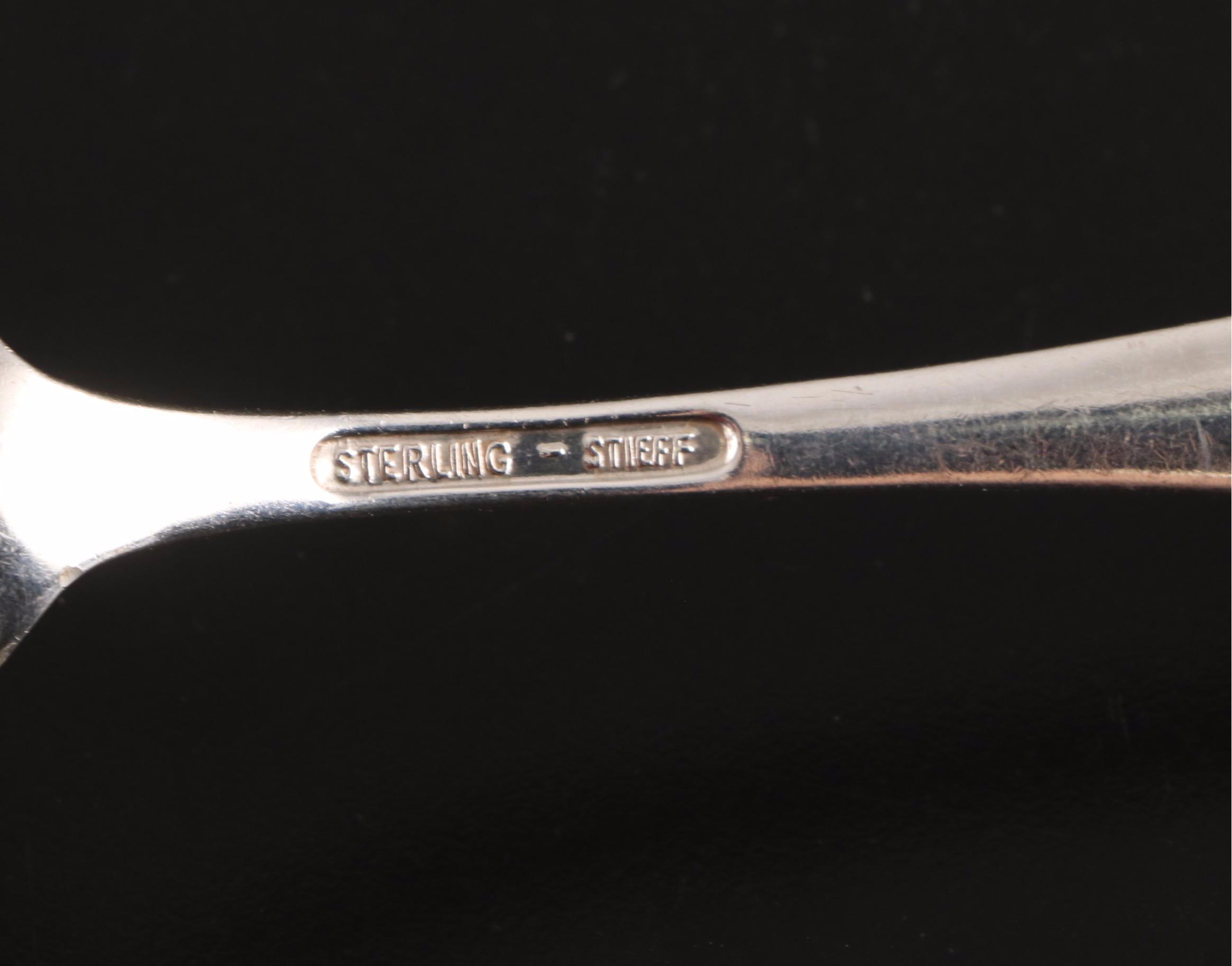 Gorham Sterling Silver Flatware with Sterling and Silver Plate Serving Utensils