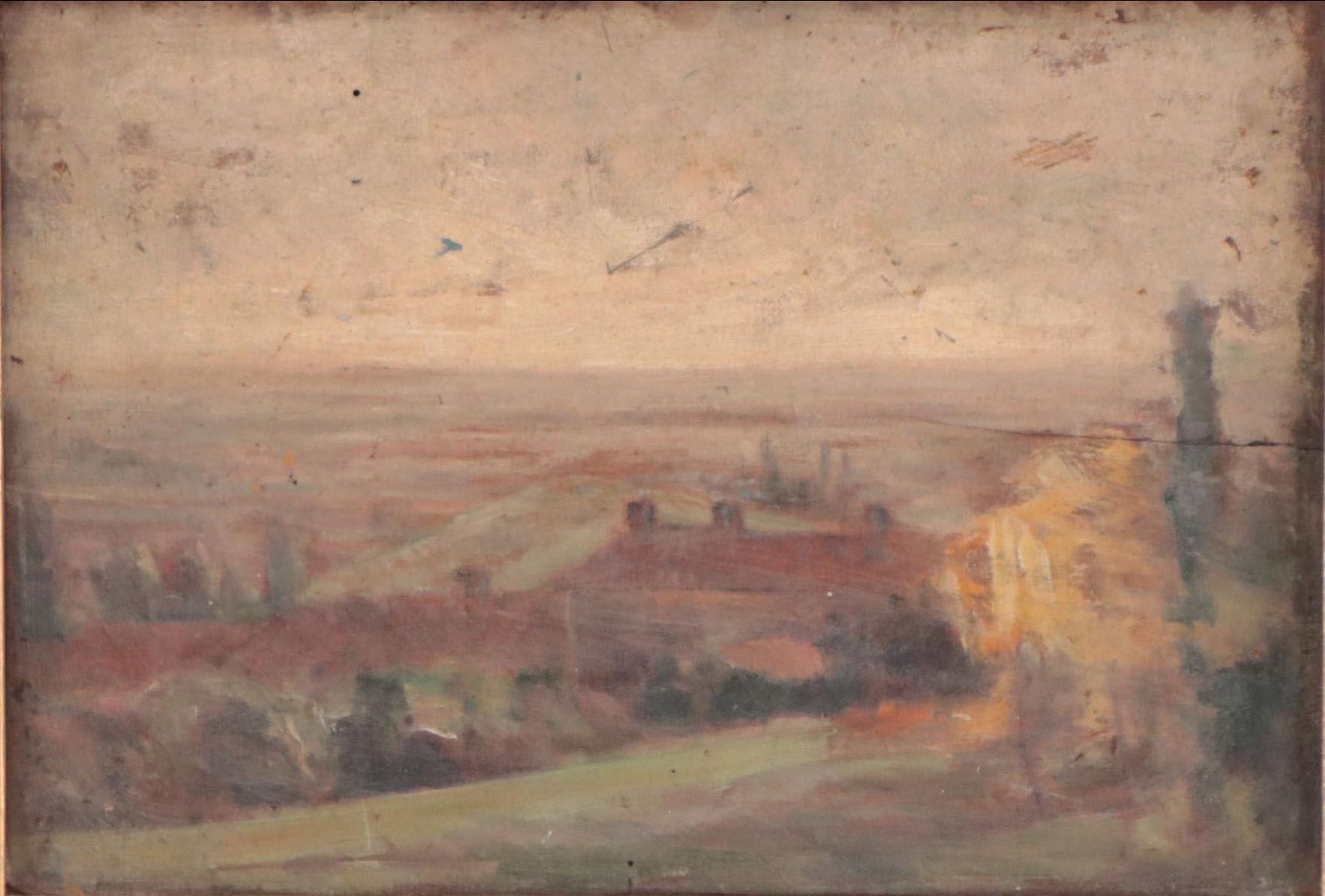 Oil Painting of Rural Landscape