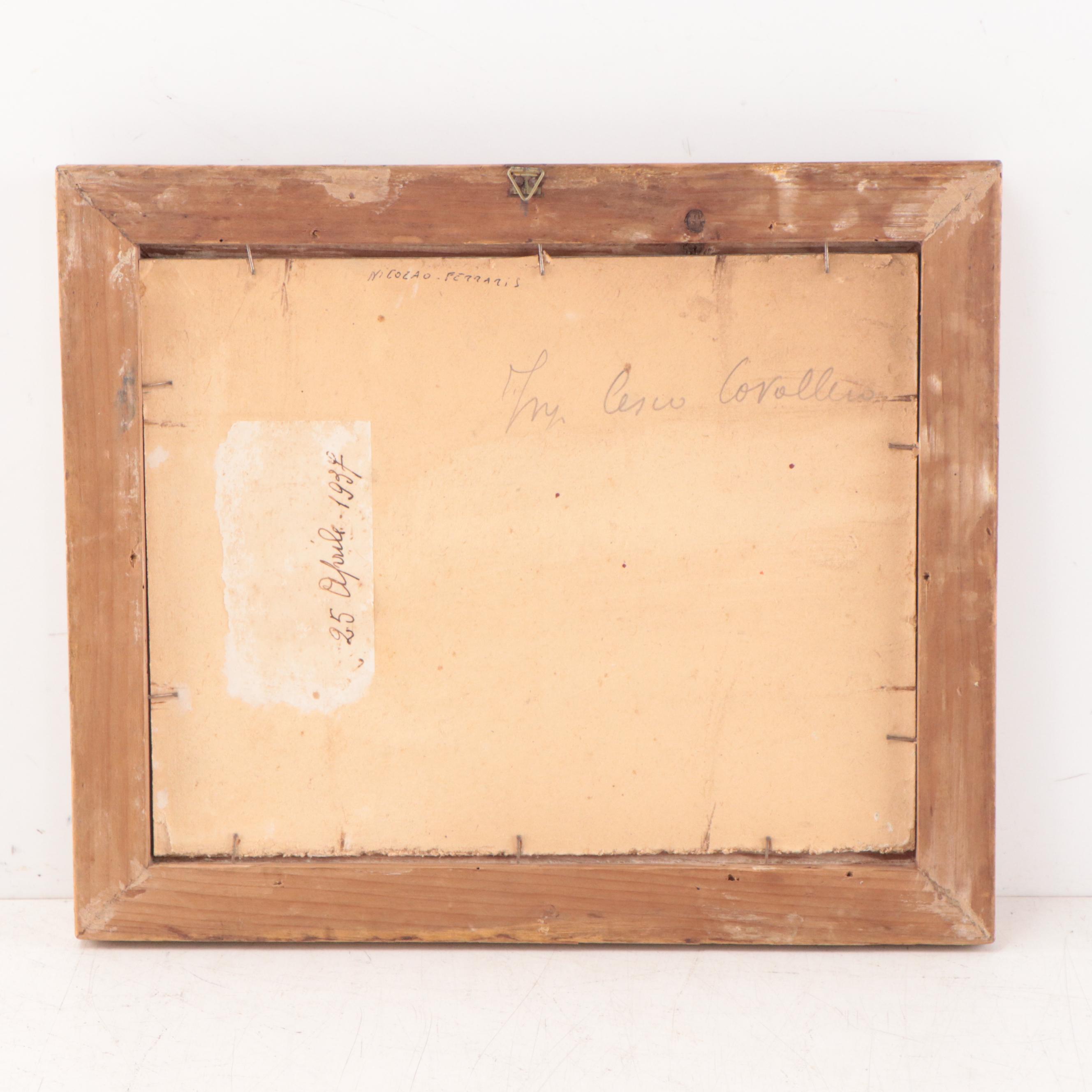 Oil Painting of Alpine Landscape, 1937