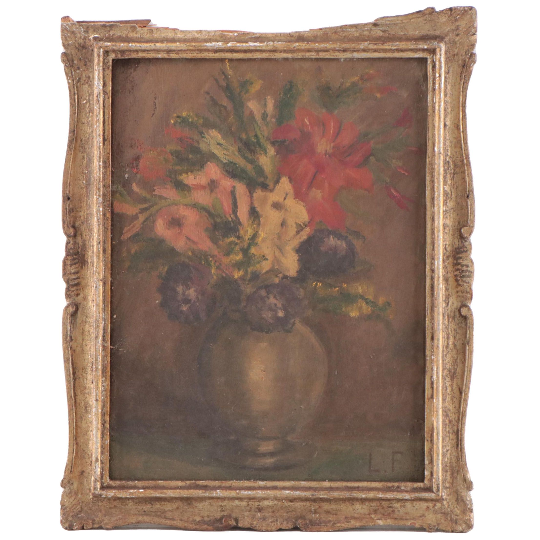 Oil Painting of Floral Still Life