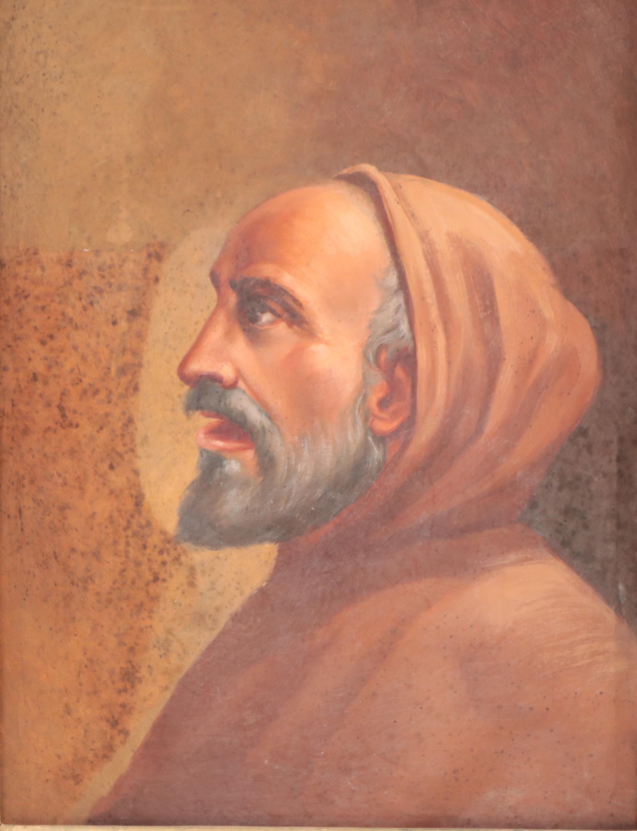 Oil Painting of Male Portrait