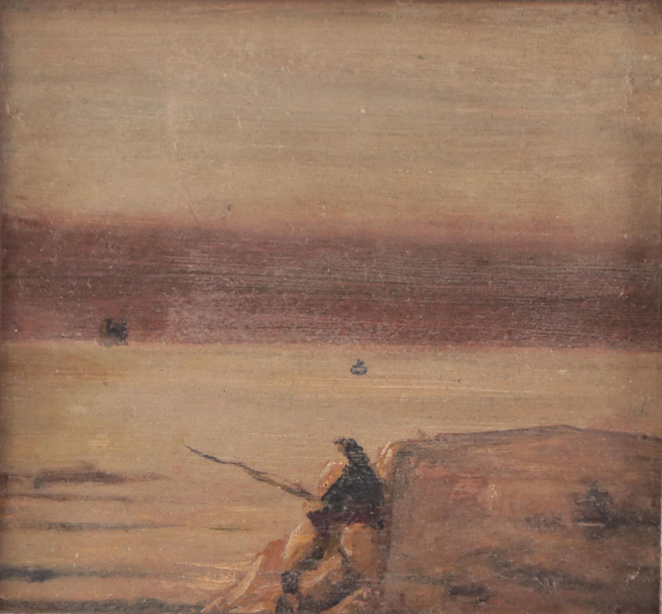 Oil Painting of Barren Landscape