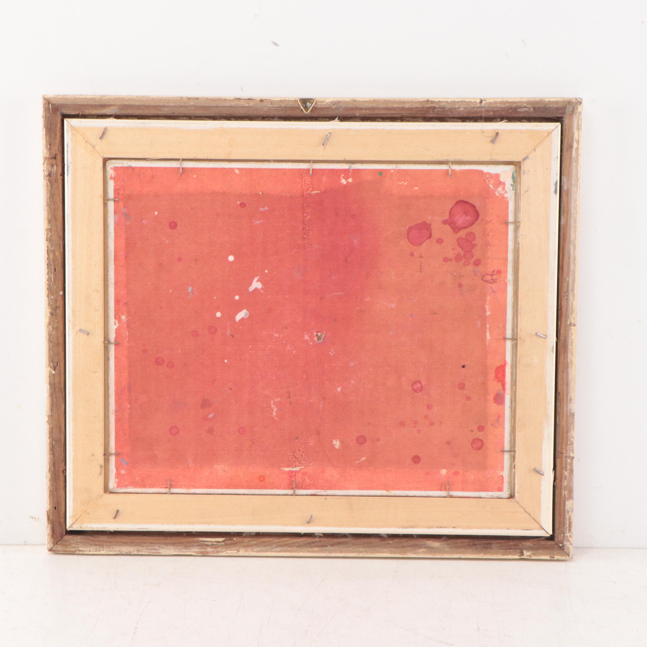 Oil Painting of Rocky Seascape