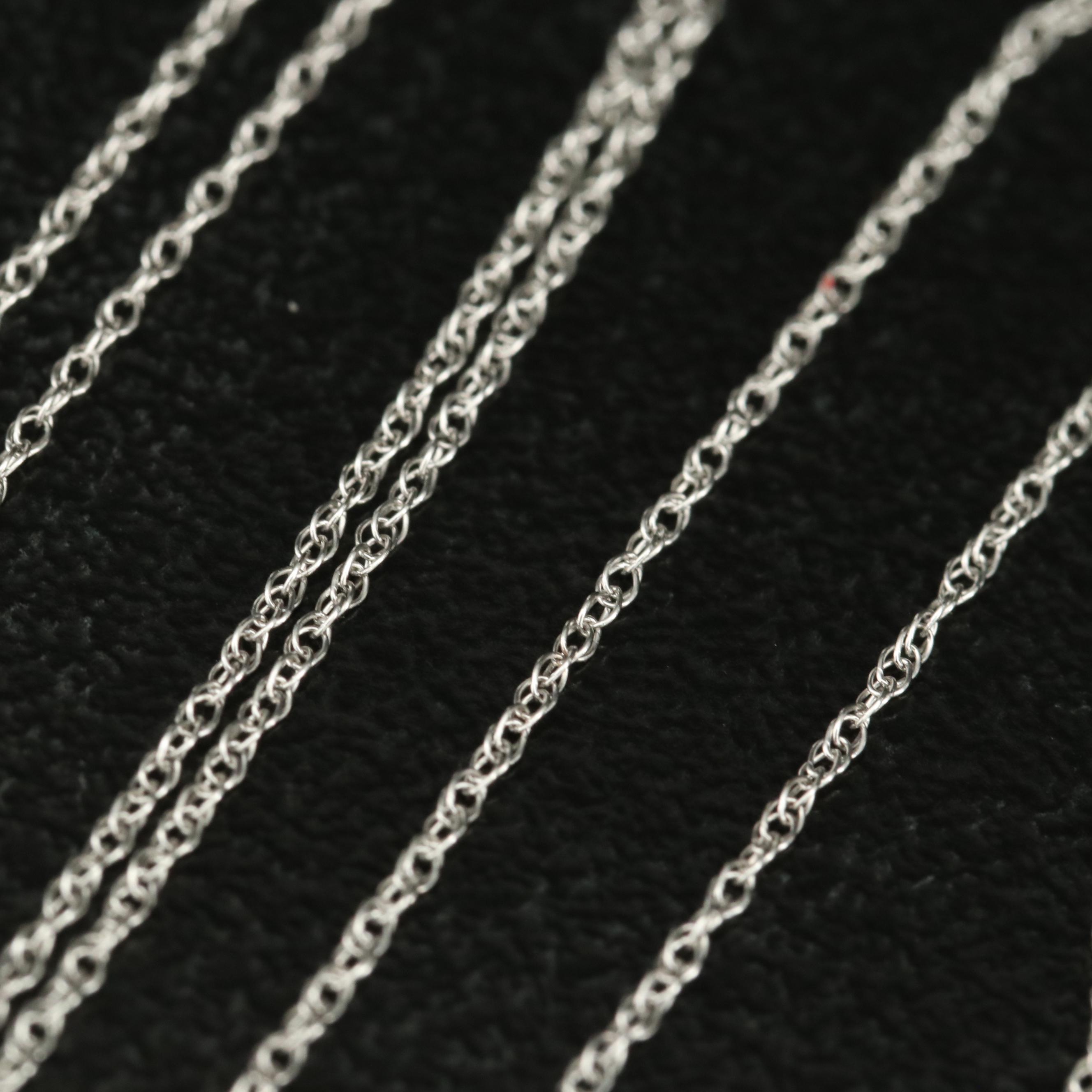 14K London Blue Topaz and Diamond Pendant Necklace