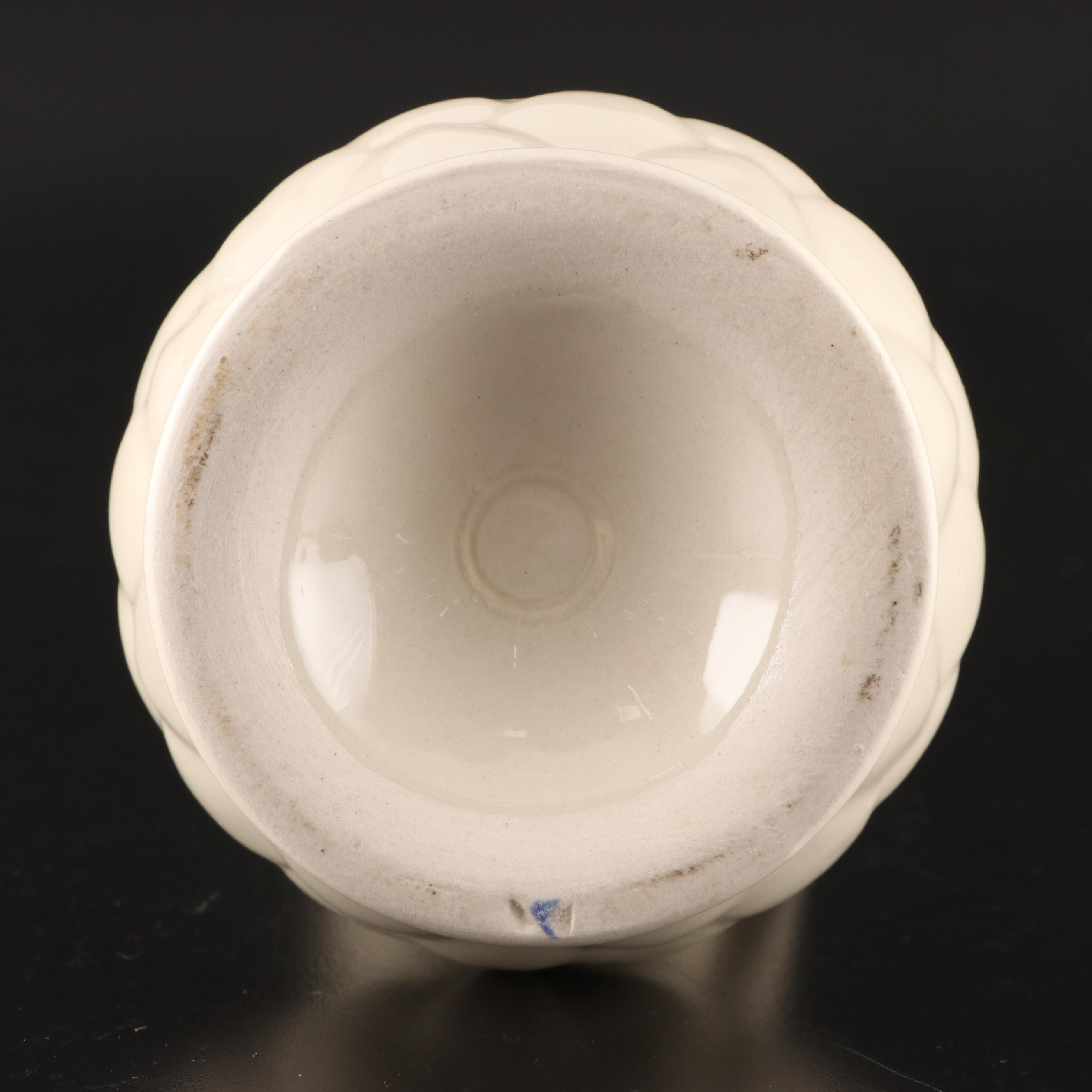 George and Martha Washington Transferware Handled Vases