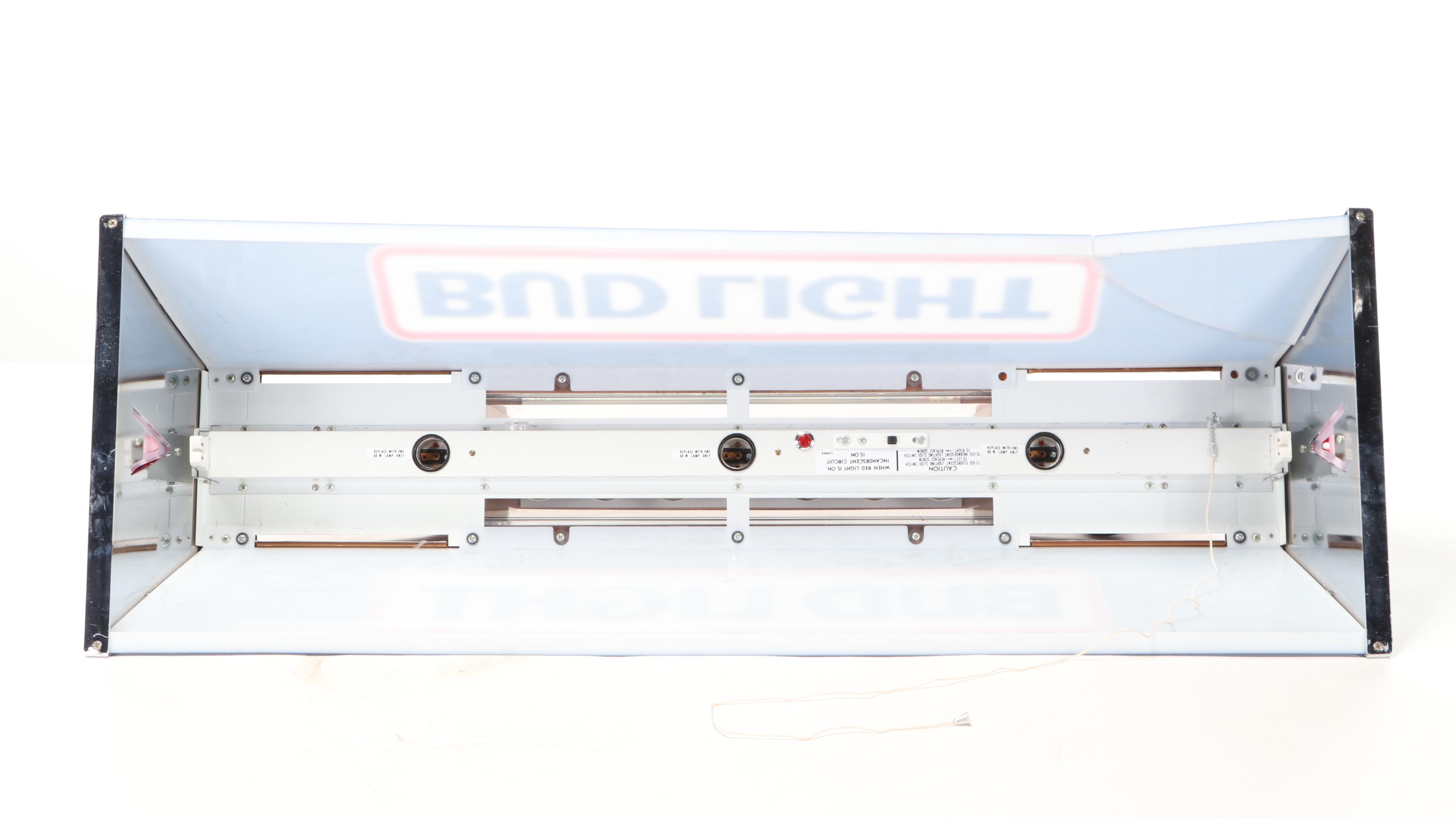 Anheuser-Busch Bud Light Pool Balls Bar Light Pendant, Late 20th C.