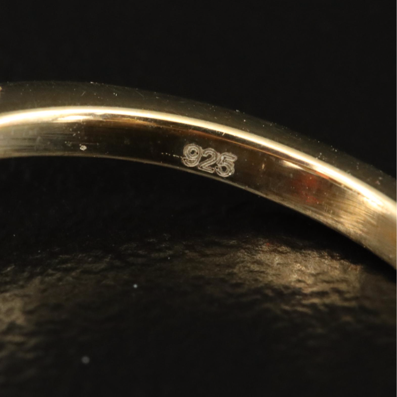 Sterling Garnet and White Sapphire Ring