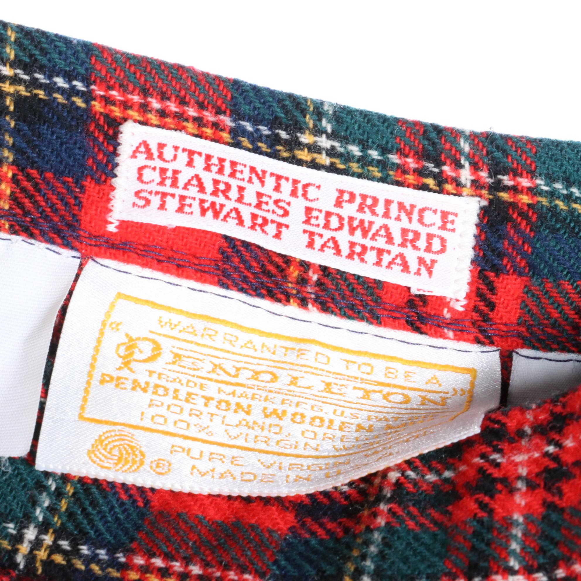 Pendleton Tartan and Solid Wool Skirts, O'Neil of Dublin Tartan Pleated Skirts