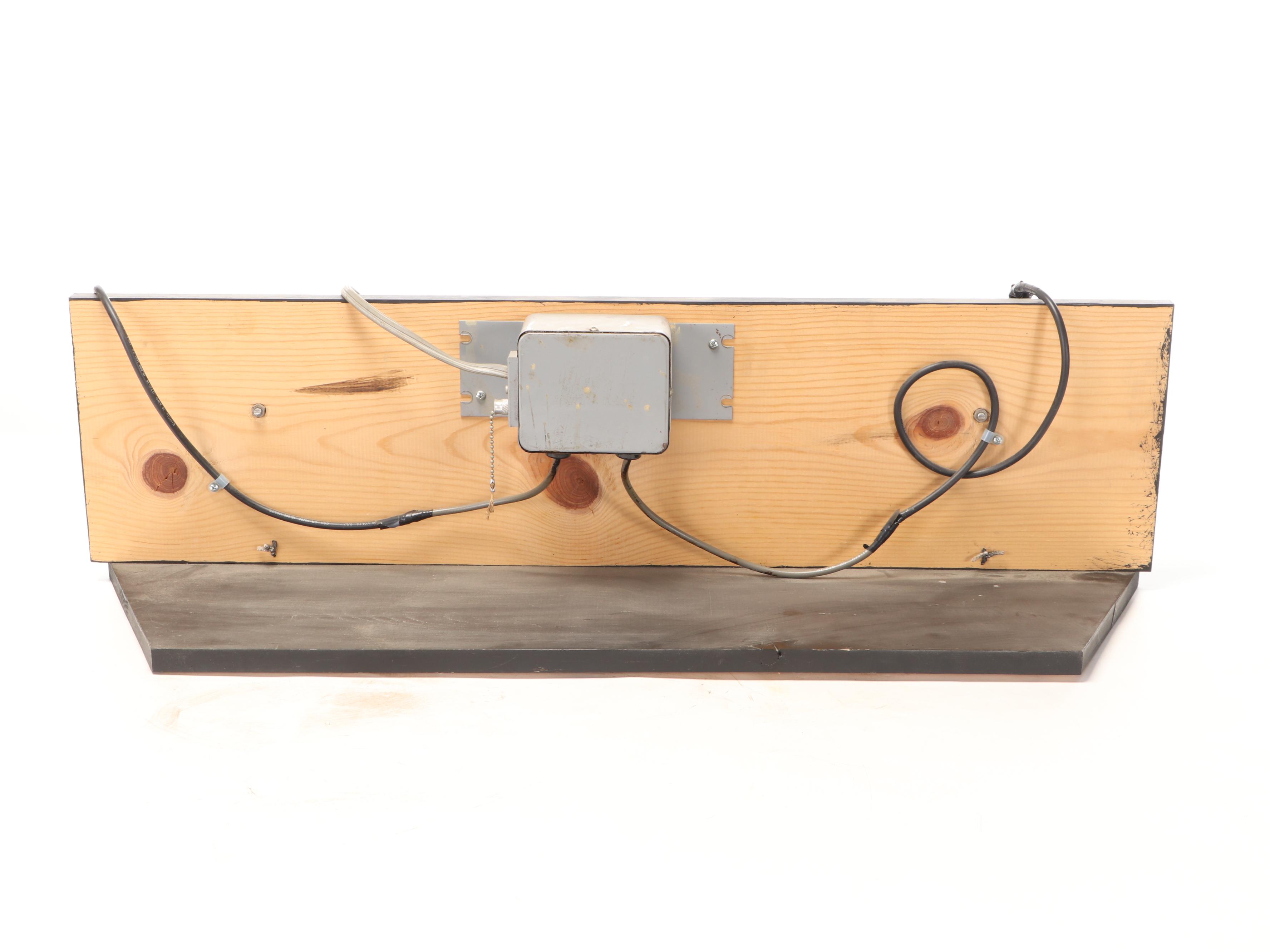 Neon Storefront "Jeweler" Hanging Sign, Mid to Late 20th Century