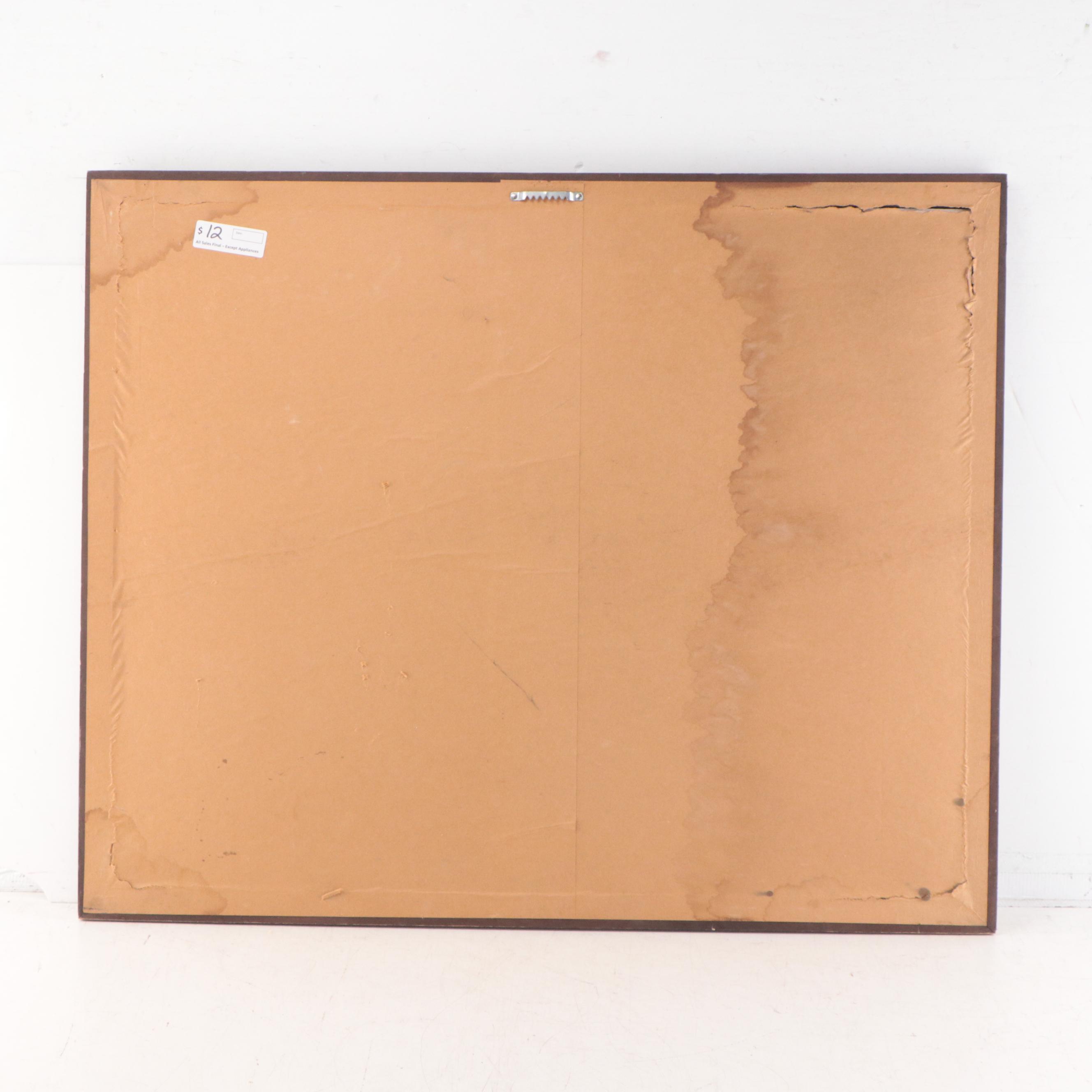 Hand-Colored Halftone After Edmond RuDaux "The Encounter"