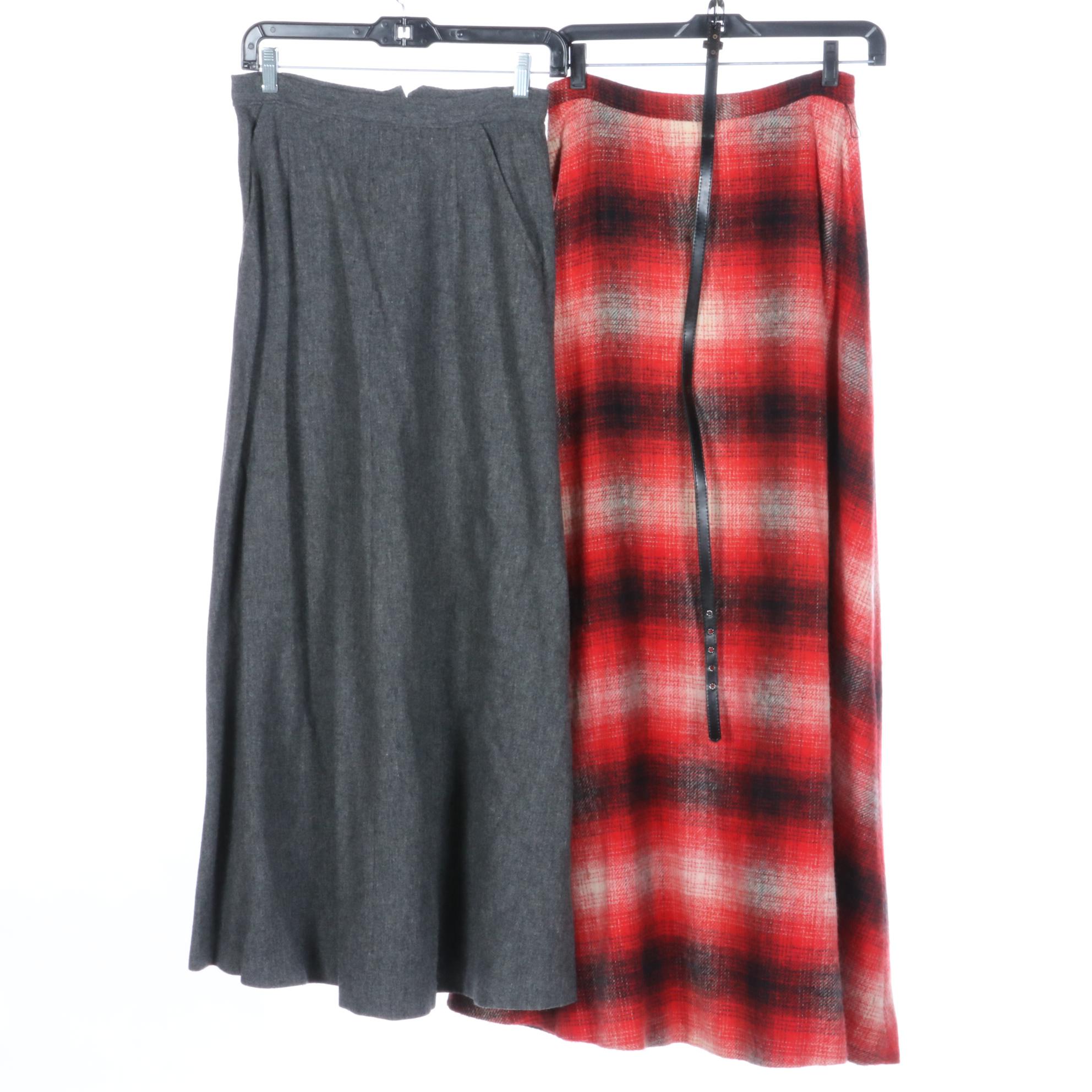 Sirotto Sport, John Meyer, and More Maxi Skirts in Plaid and Solid