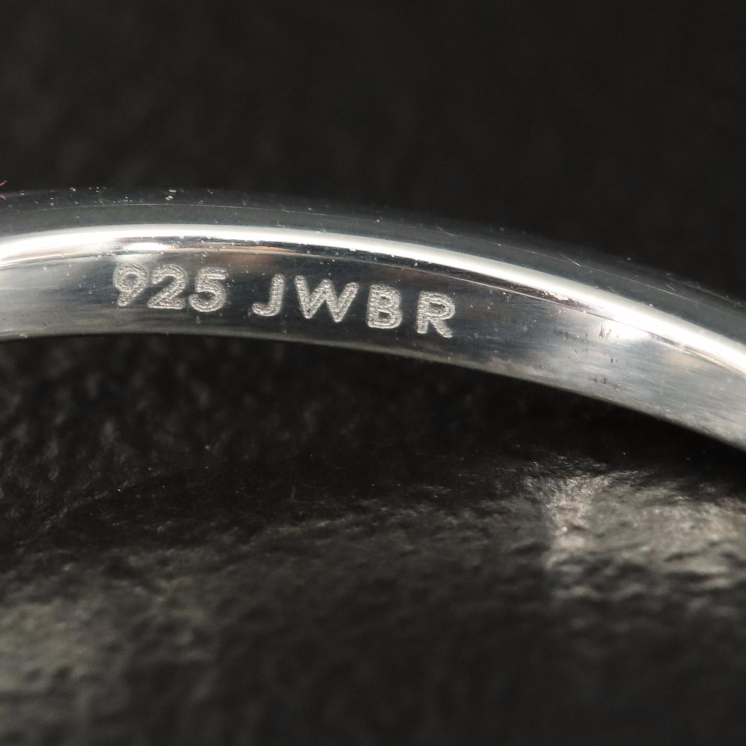 Sterling Citrine and White Sapphire Ring