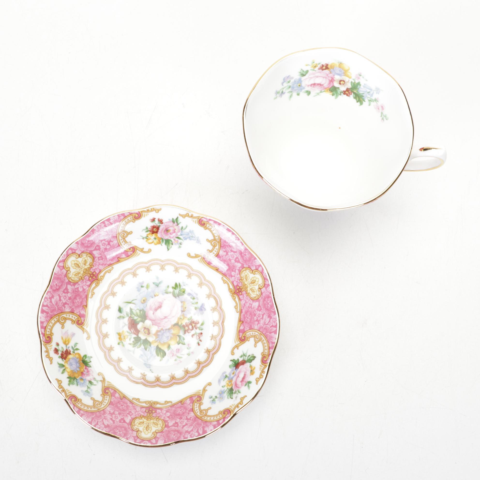 Royal Albert "Lady Carlyle" Bone China Place Setting, 1980-2022