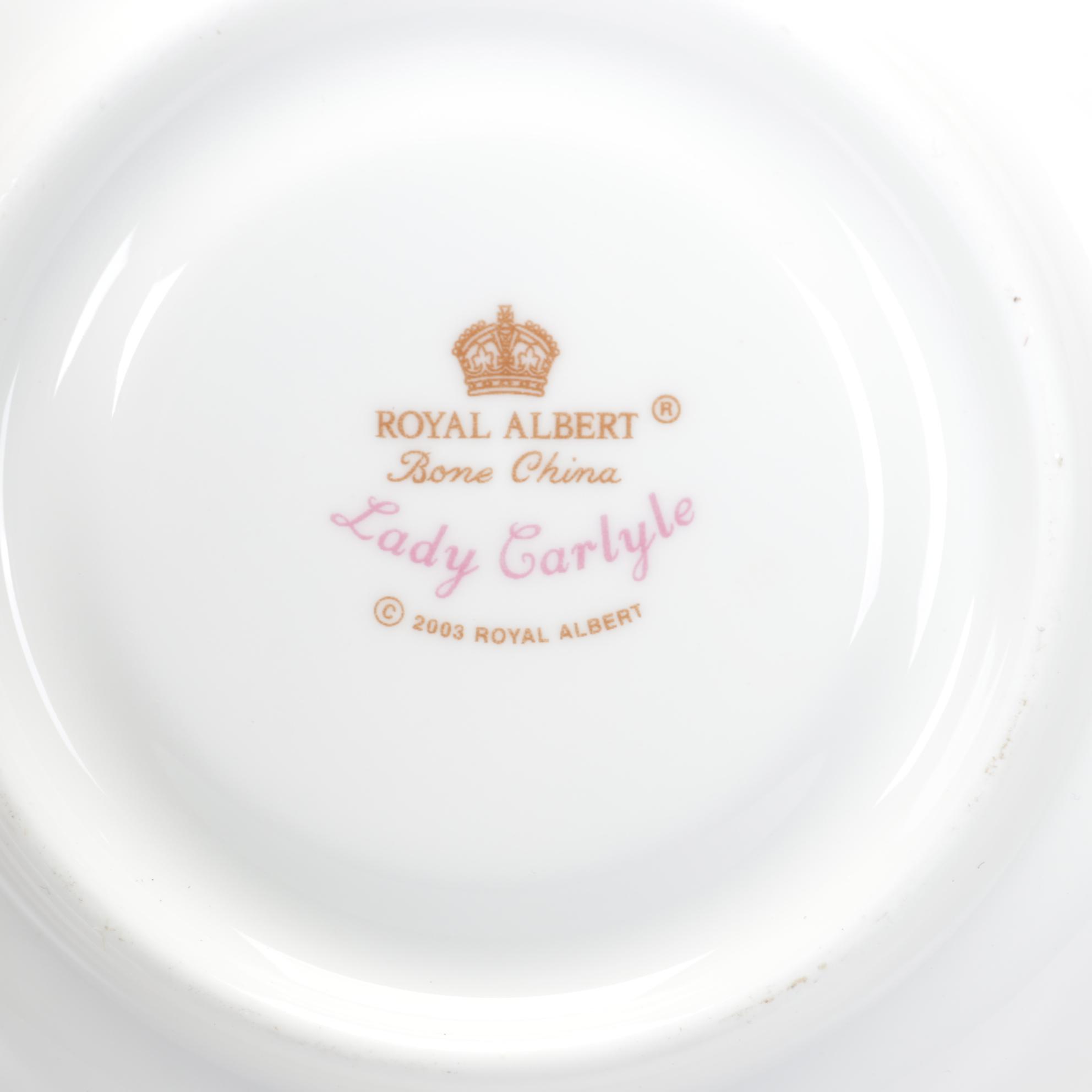 Royal Albert "Lady Carlyle" Bone China Place Setting, 1980-2022