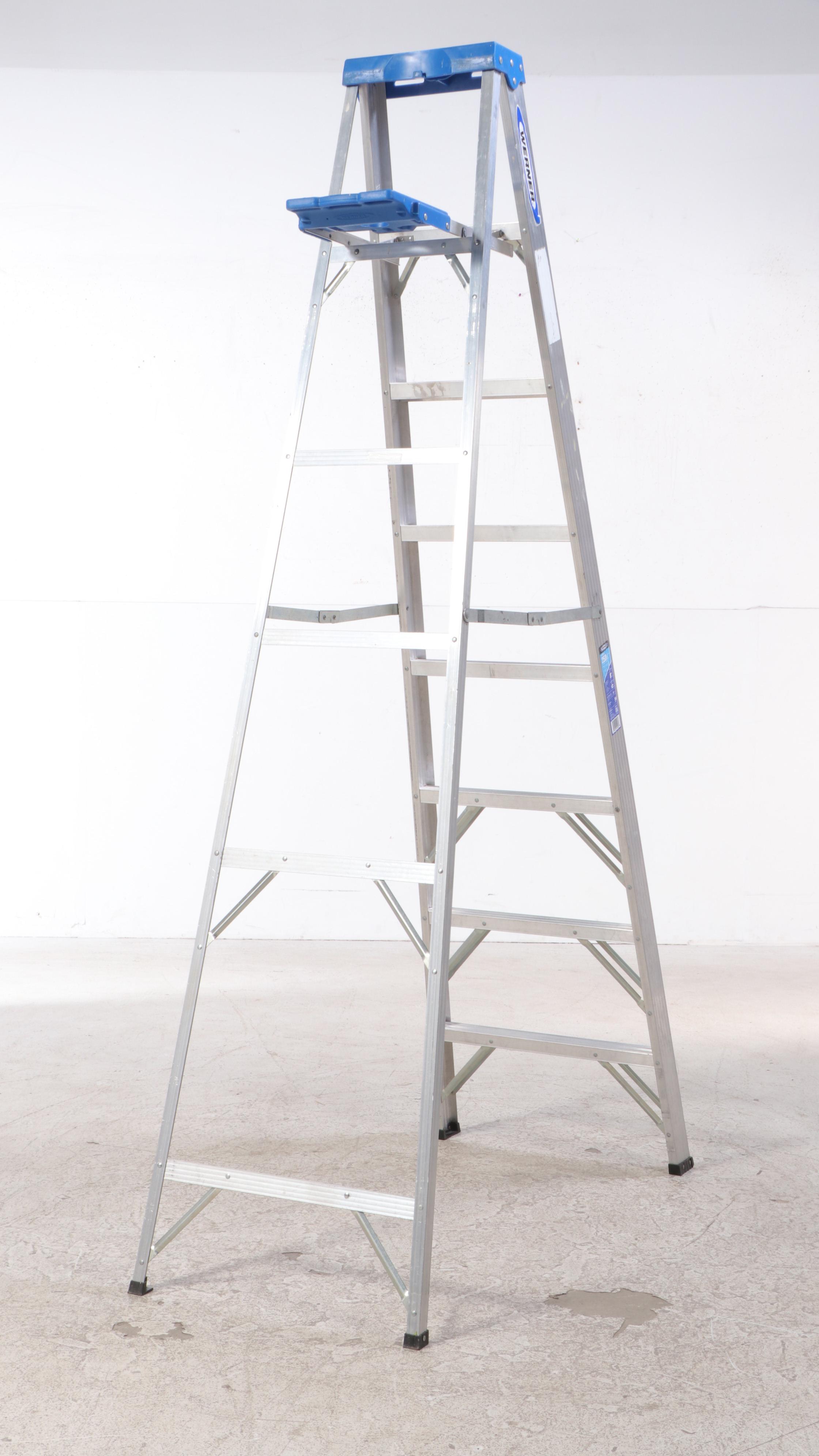 Werner 8' Aluminum Step Ladder