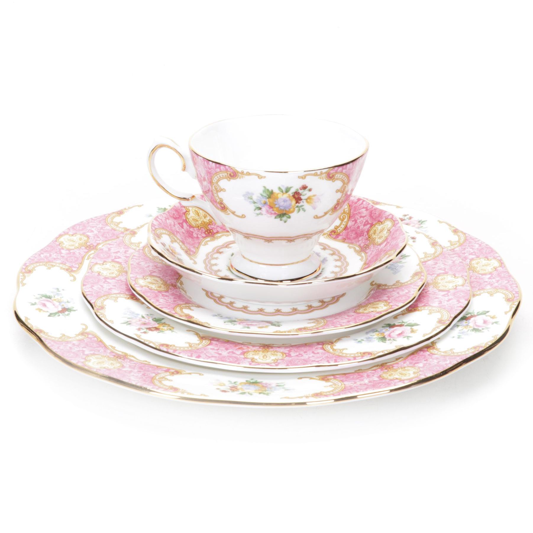 Royal Albert "Lady Carlyle" Bone China Place Setting, 1980-2022