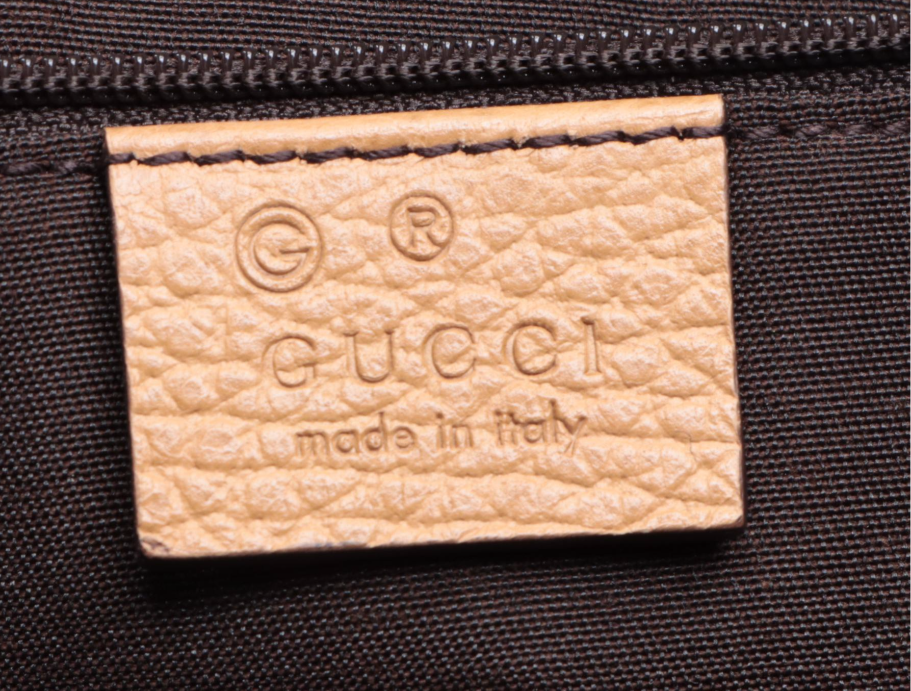 Gucci Bamboo Two-Way Tote Bag in Grained Leather