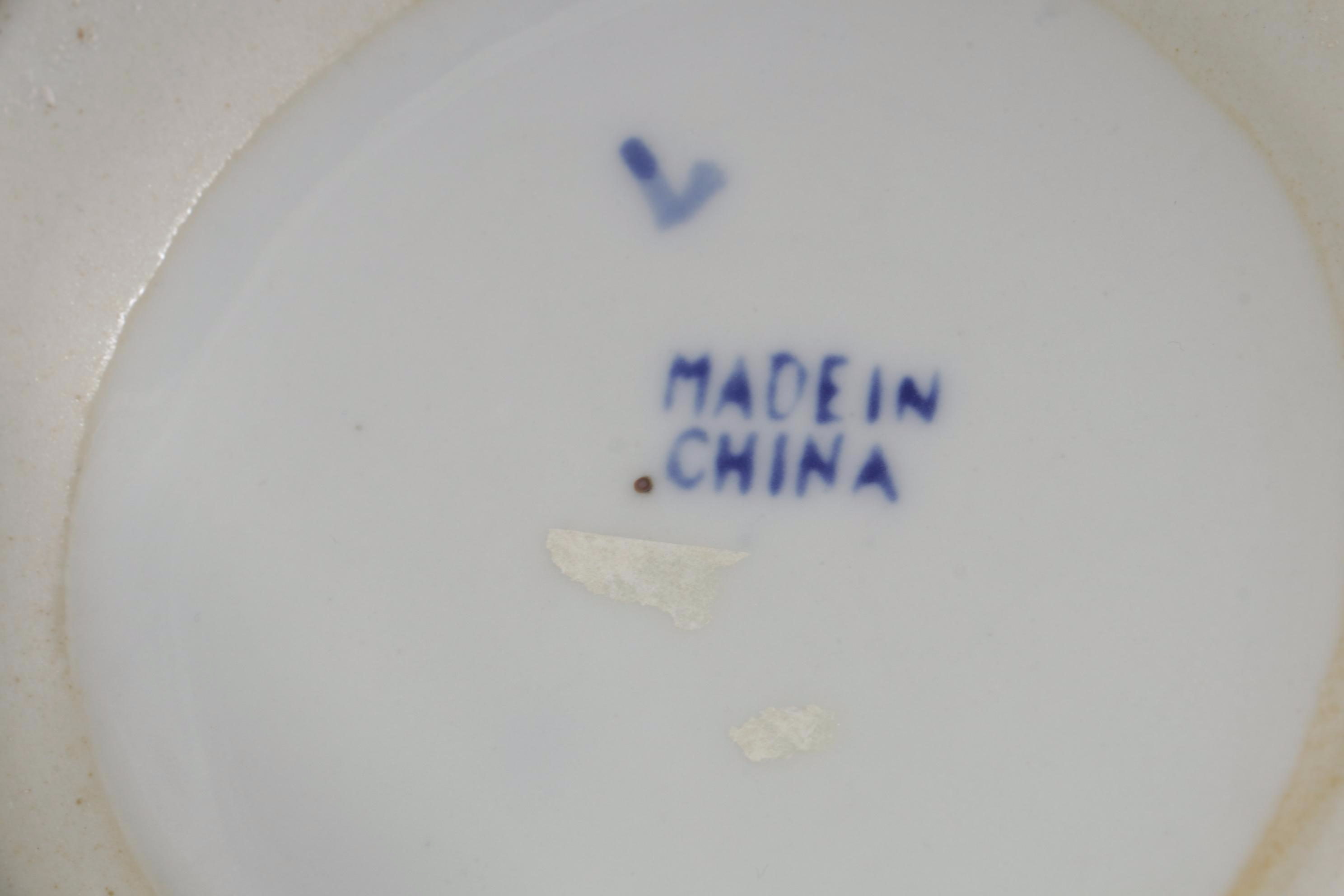 Chinese Blue and White and Other Delft Vases, Ginger Jar and Colander