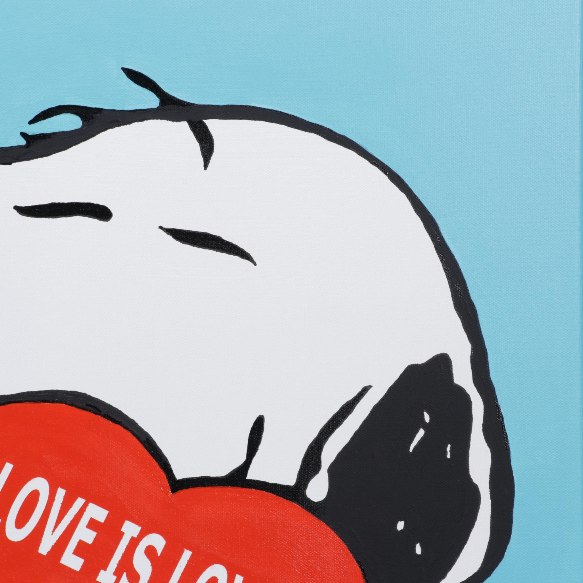 deSanto Pop Art Acrylic Painting "Love is Love," 2023