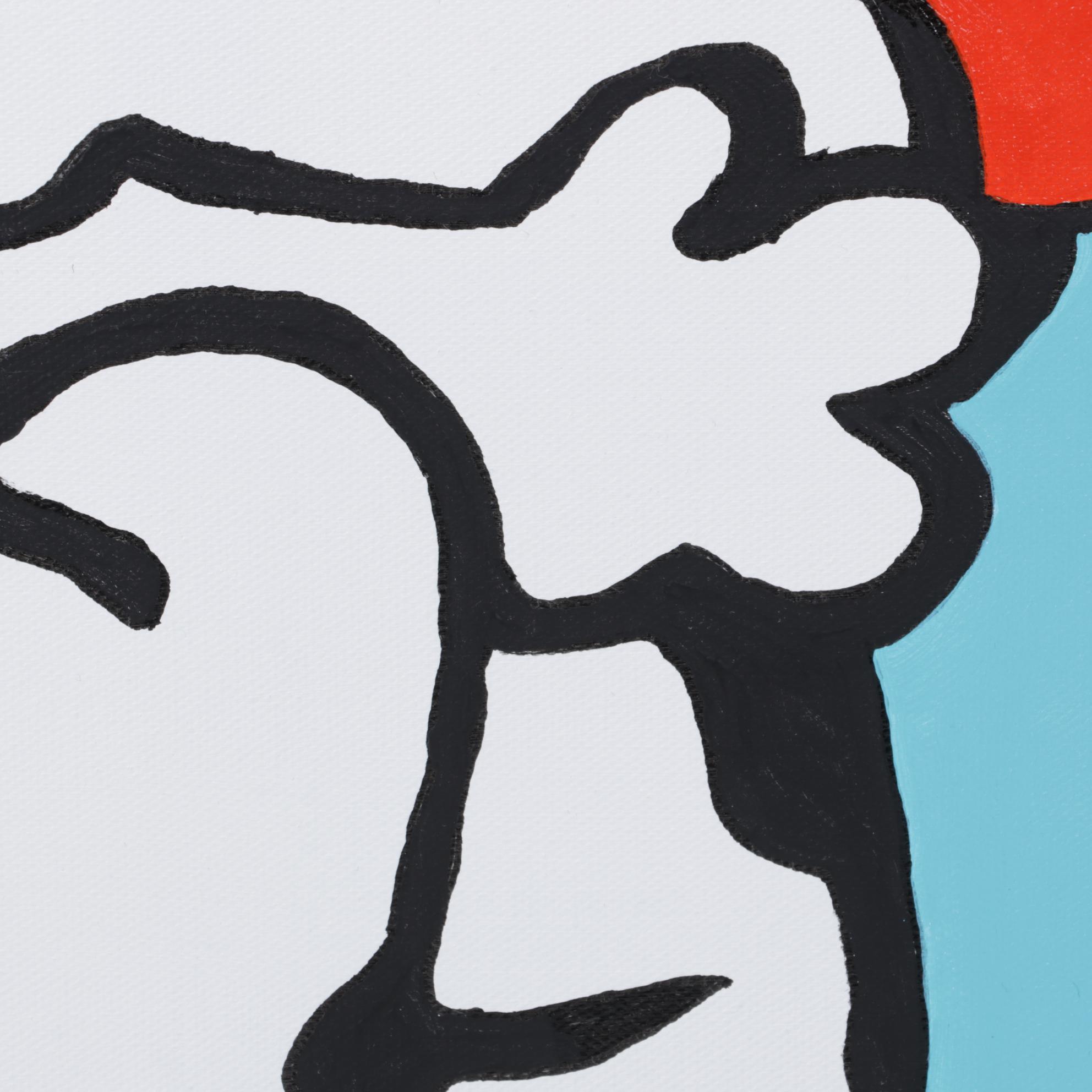 deSanto Pop Art Acrylic Painting "Love is Love," 2023