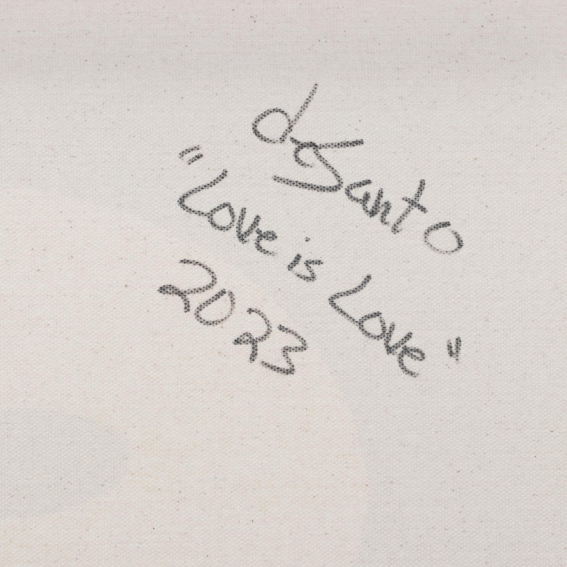 deSanto Pop Art Acrylic Painting "Love is Love," 2023