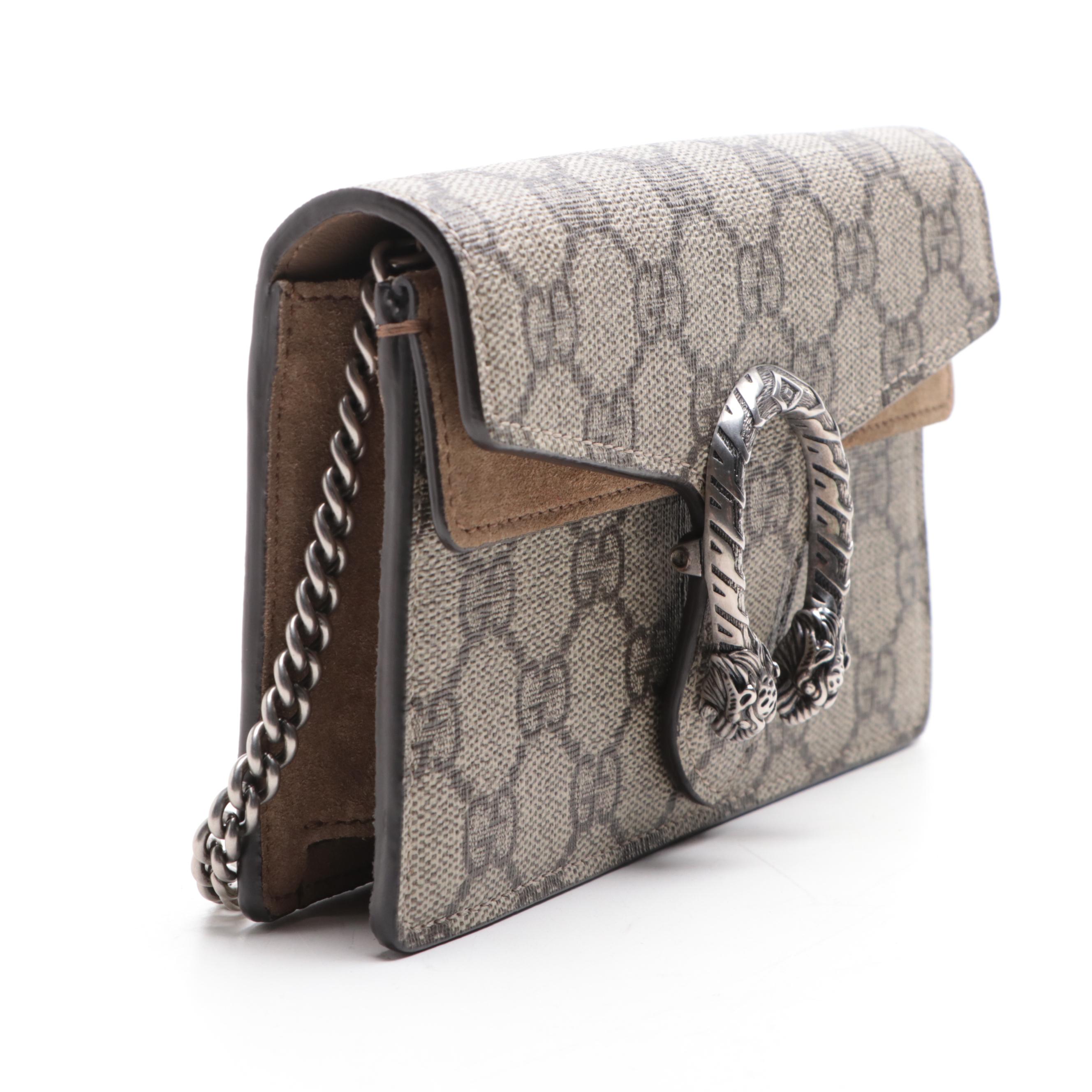 Gucci Dionysus Super Mini Bag in GG Supreme Canvas
