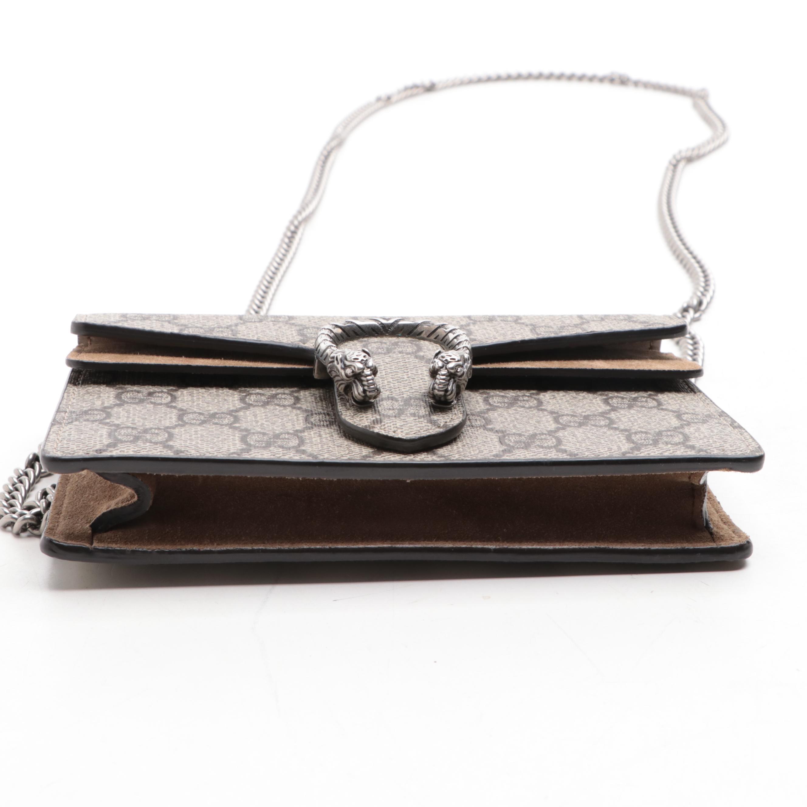 Gucci Dionysus Super Mini Bag in GG Supreme Canvas