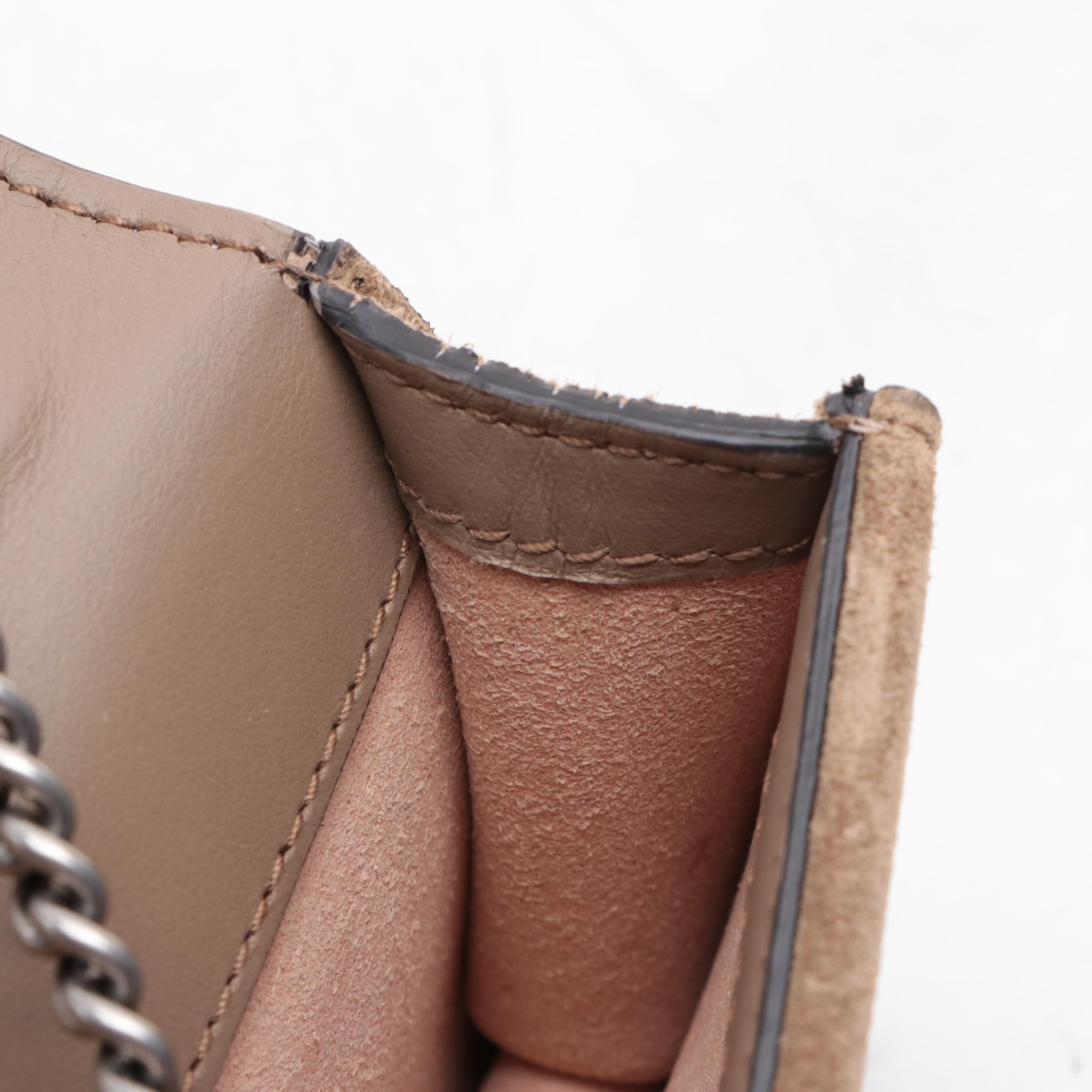 Gucci Dionysus Super Mini Bag in GG Supreme Canvas