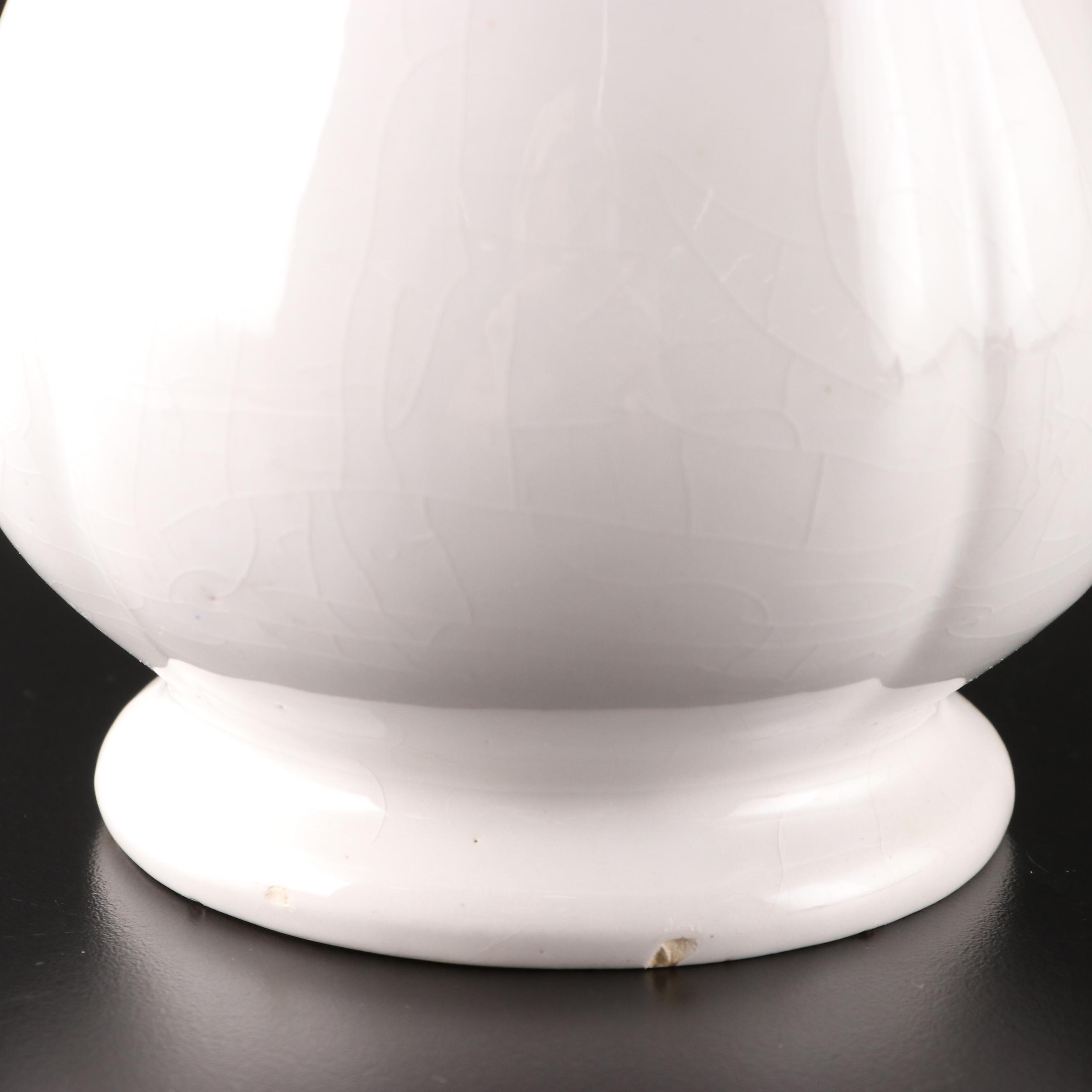 Royal Worcester Porcelain Quiche Pans with Other White Earthenware Tableware