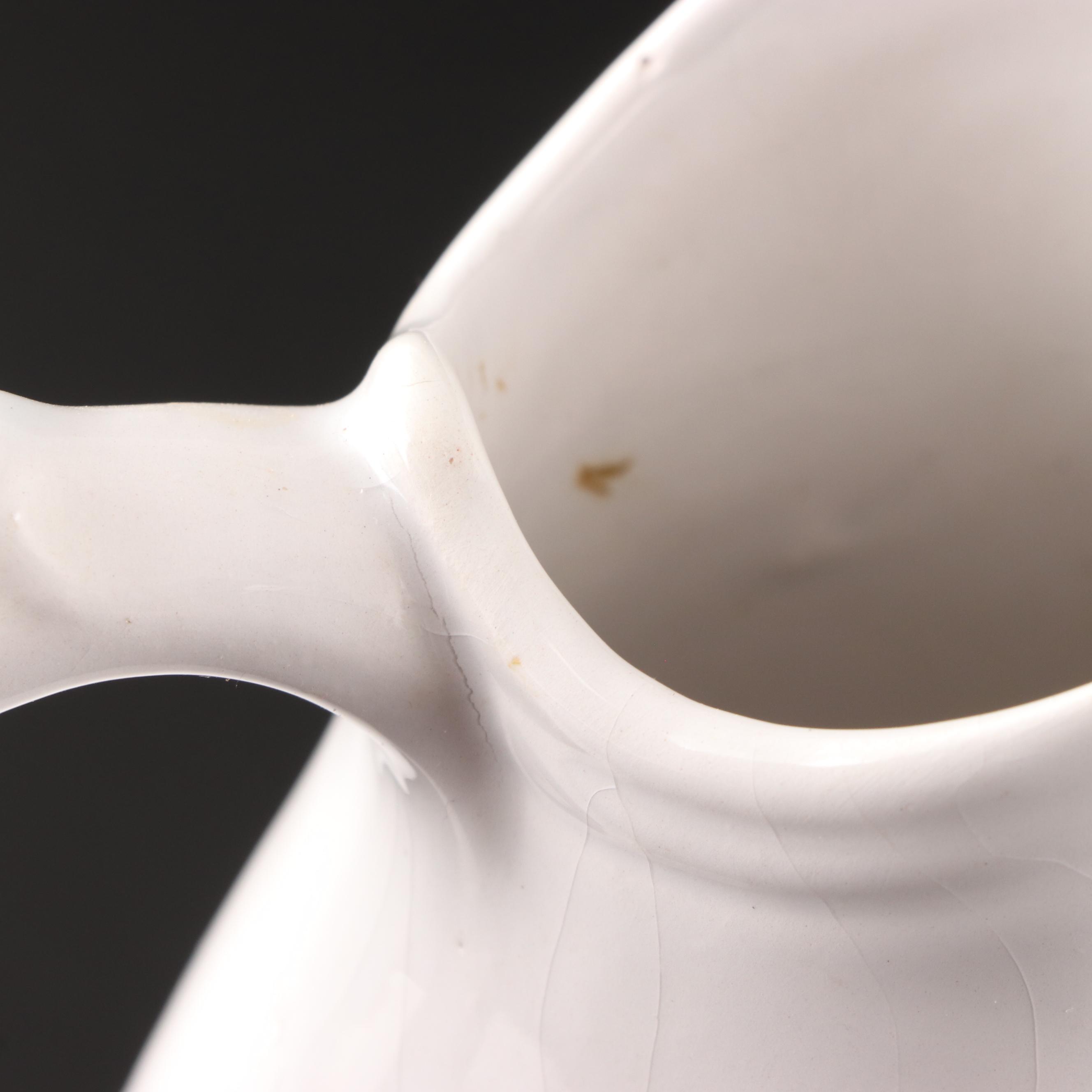 Royal Worcester Porcelain Quiche Pans with Other White Earthenware Tableware