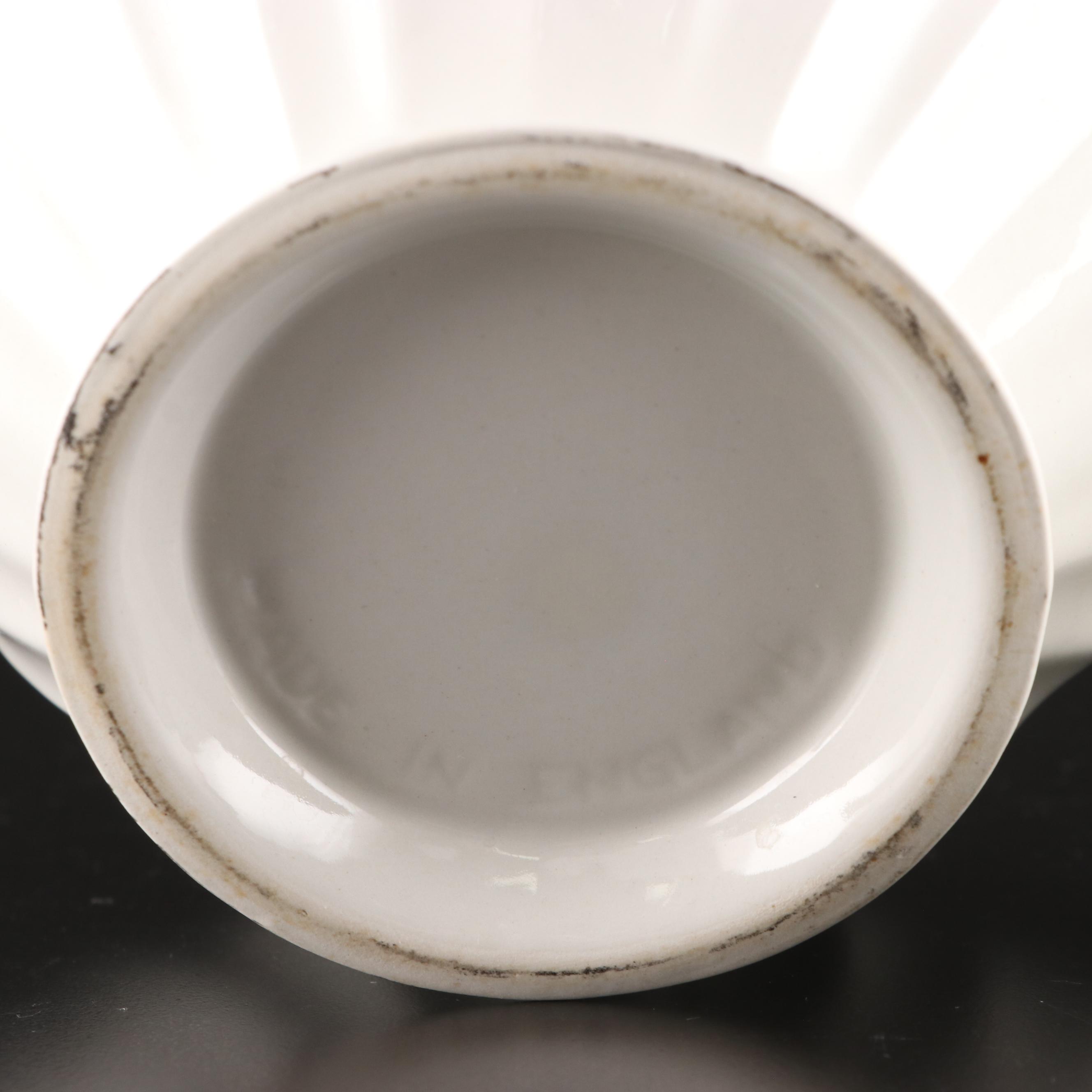 Royal Worcester Porcelain Quiche Pans with Other White Earthenware Tableware