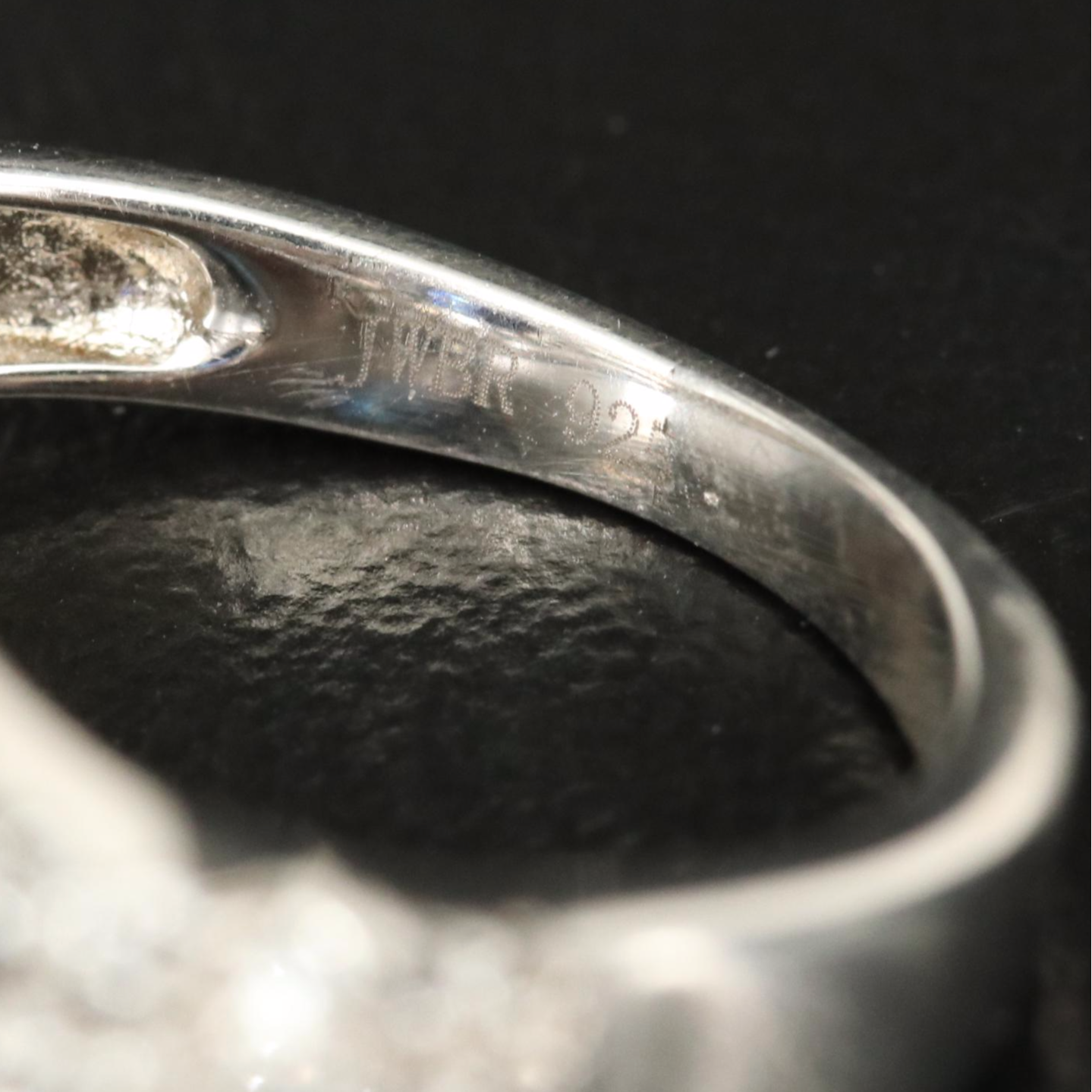 Sterling Sapphire Halo Ring