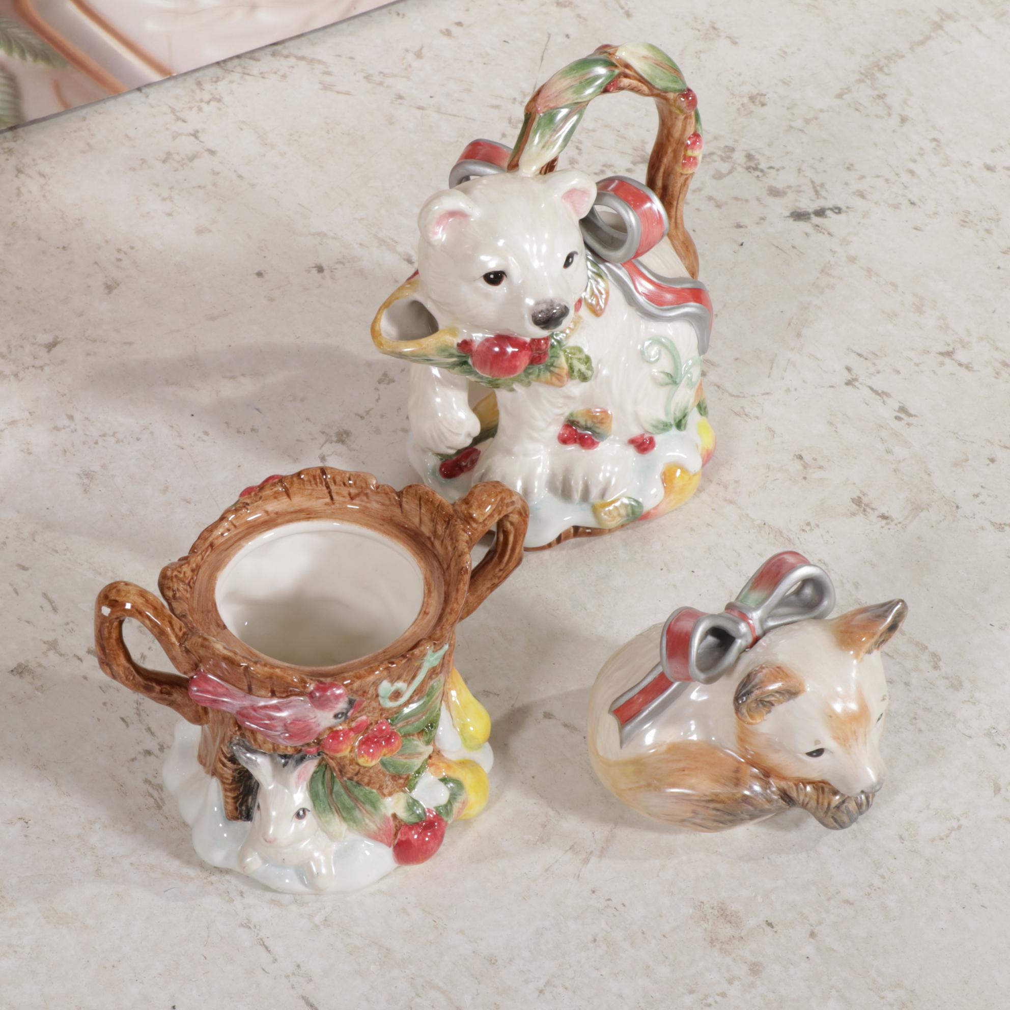 Fitz and Floyd Christmas Court and Enchanted Holiday Tableware