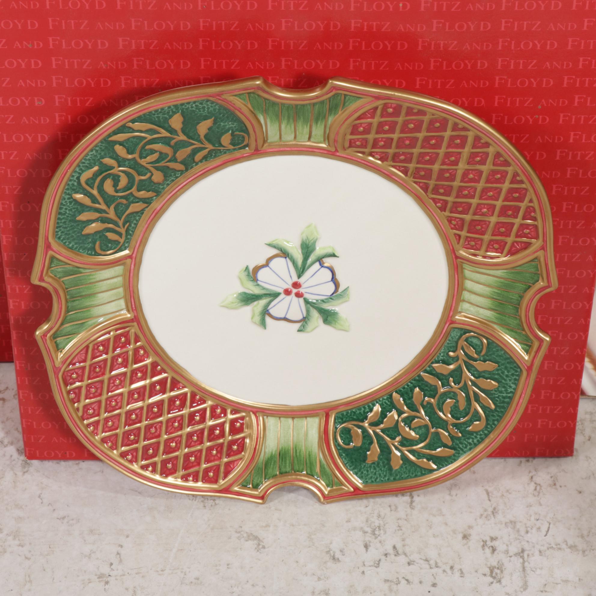 Fitz and Floyd Christmas Court and Enchanted Holiday Tableware