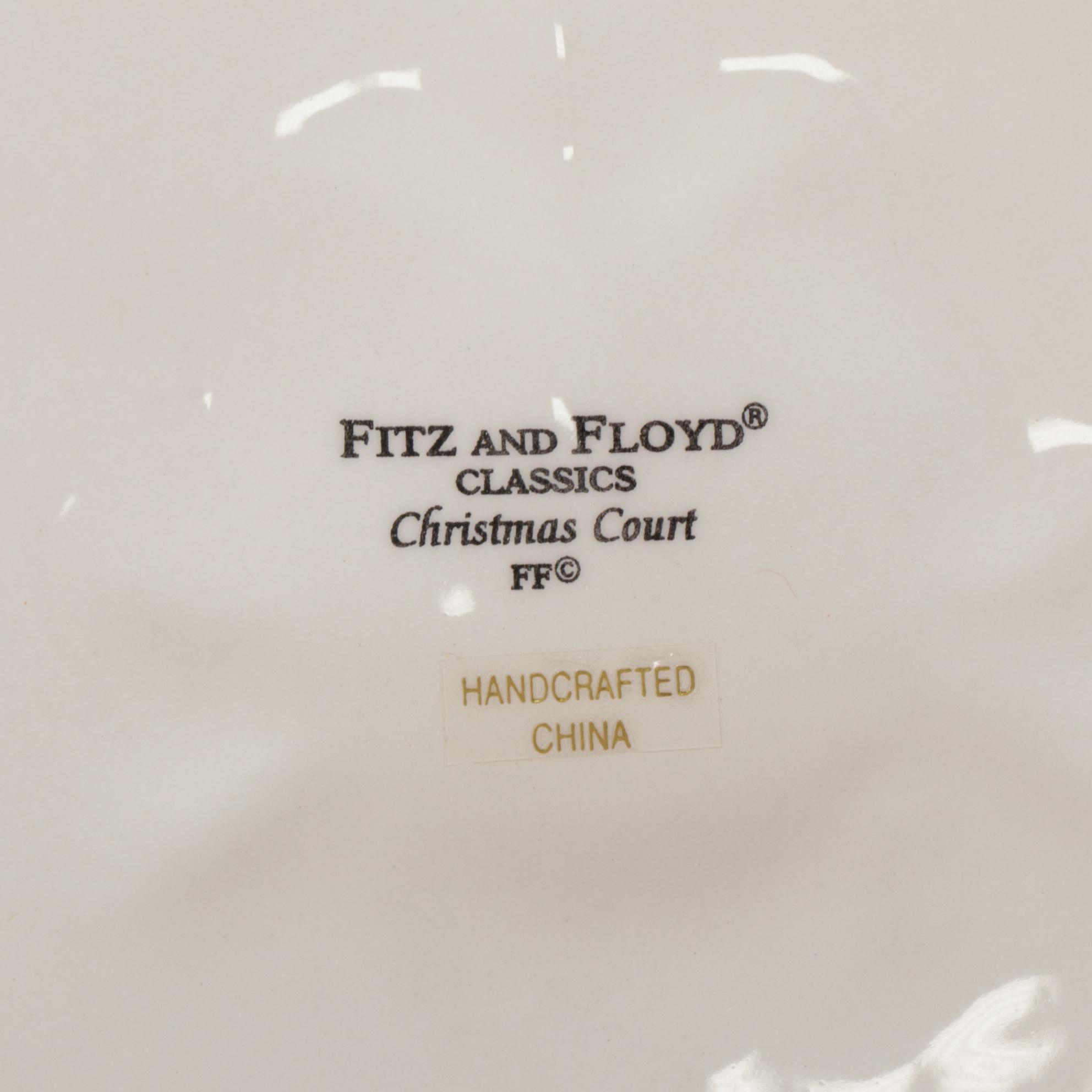 Fitz and Floyd Christmas Court and Enchanted Holiday Tableware