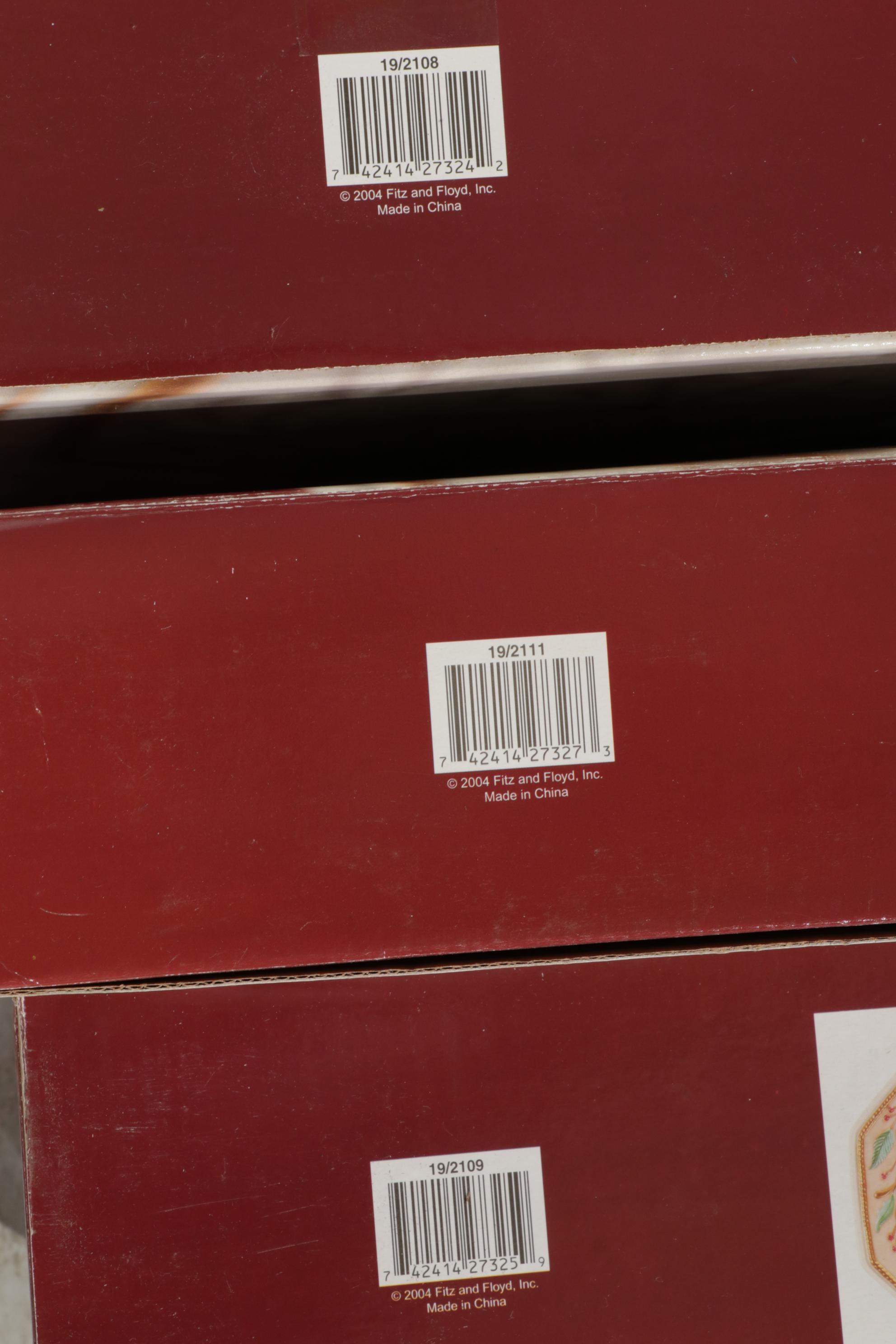 Fitz and Floyd Christmas Court and Enchanted Holiday Tableware