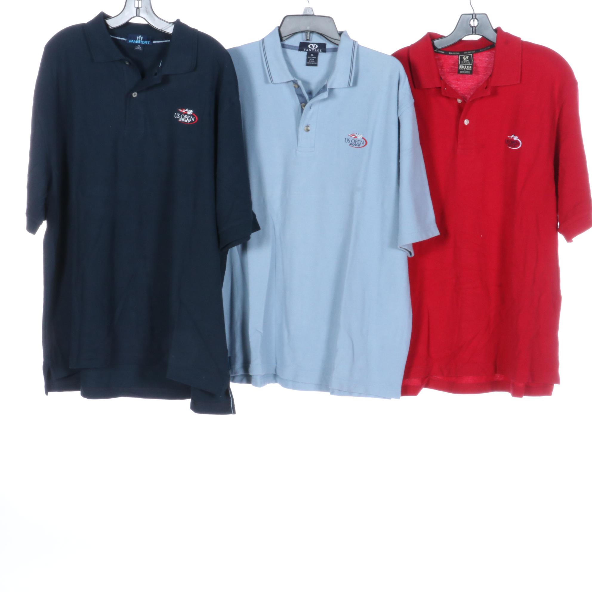 Men's US Open Logo and Brooks Brothers Cotton Polo Shirts